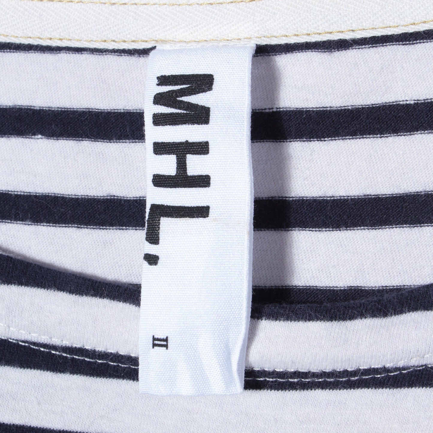 ROUGH COTTON STRIPE JERSEY