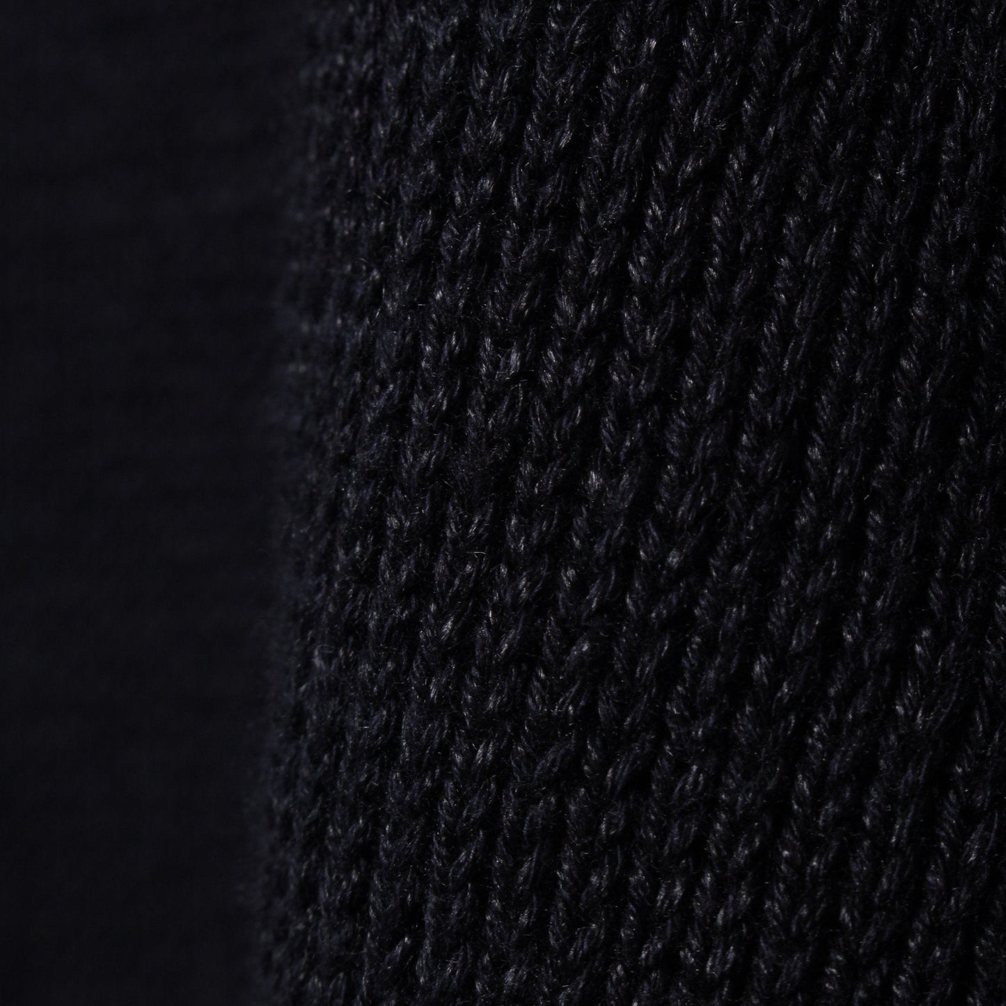 LINEN COTTON WIDE ROLL NECK KNIT