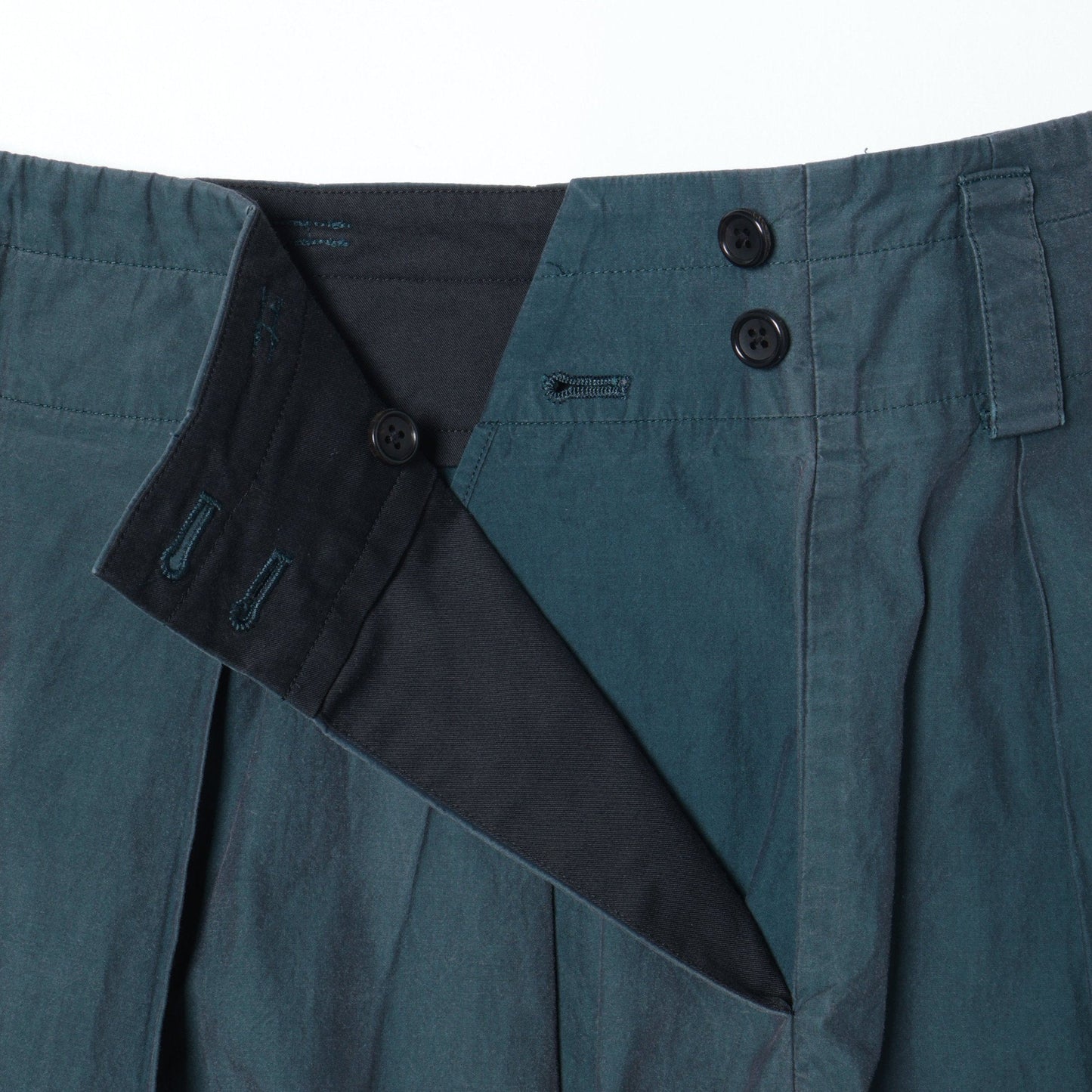 YARN DYED COTTON POPLIN SKIRT