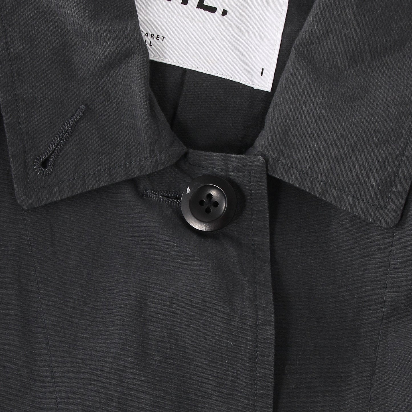 WASHED COTTON POPLIN COAT