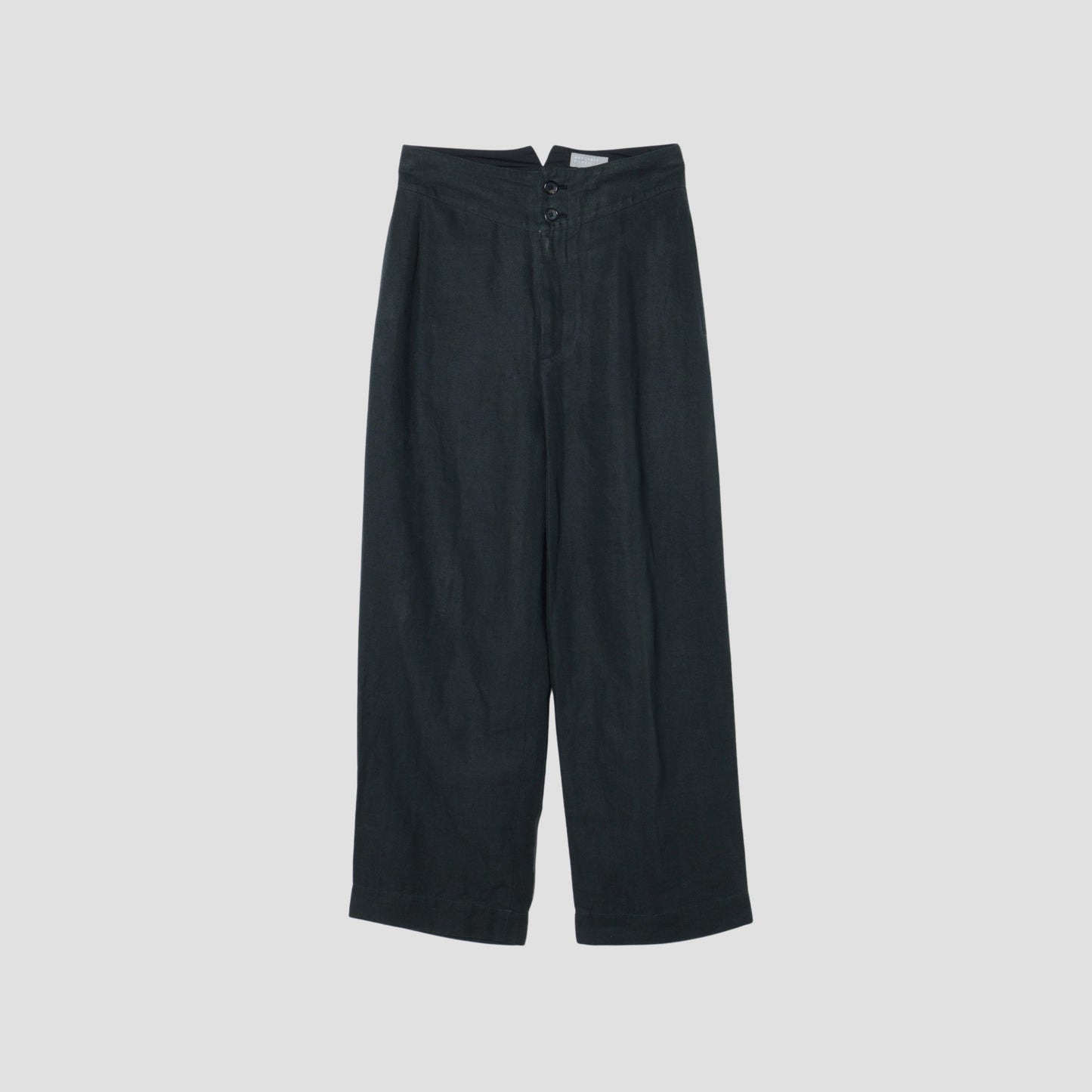 MATT LINEN POPLIN TROUSERS