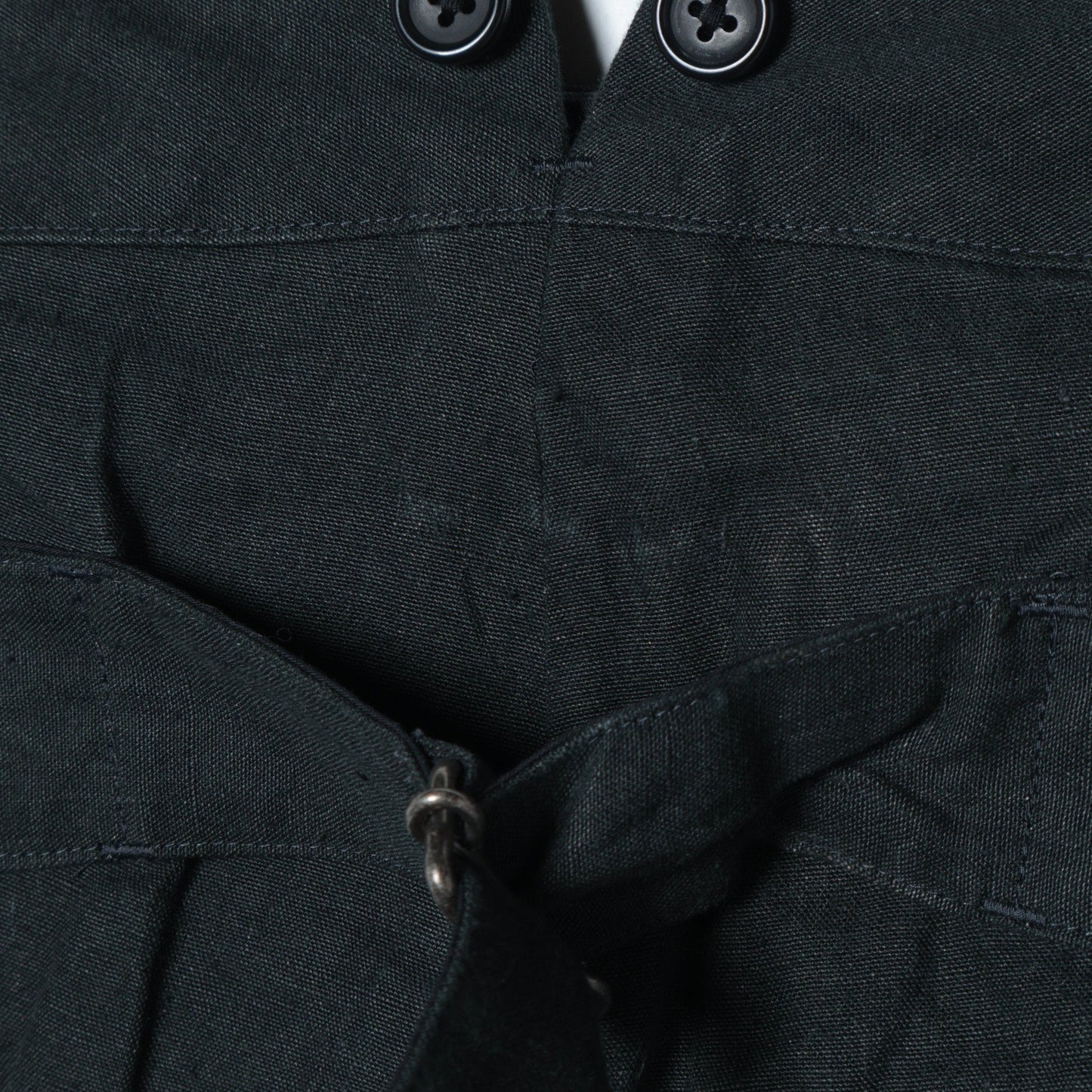 MATT LINEN POPLIN TROUSERS