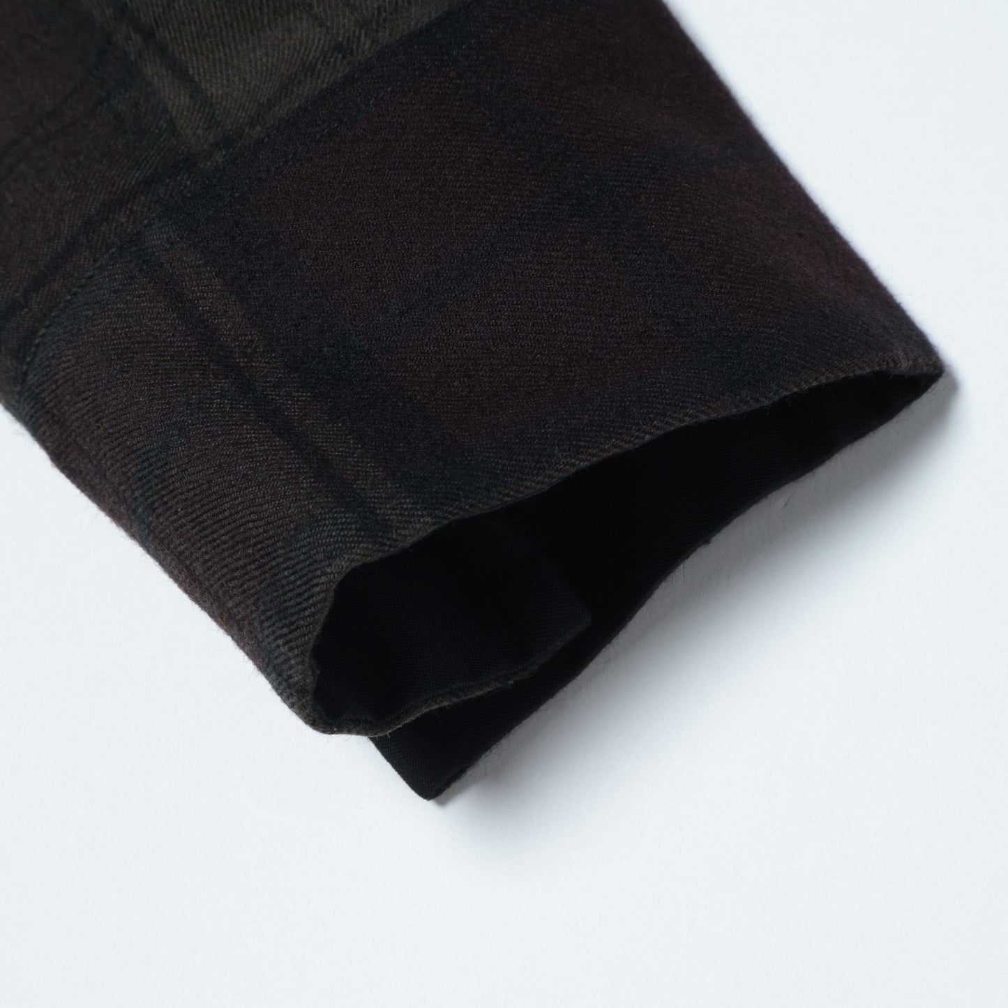CHECK WOOL TWILL SHIRT