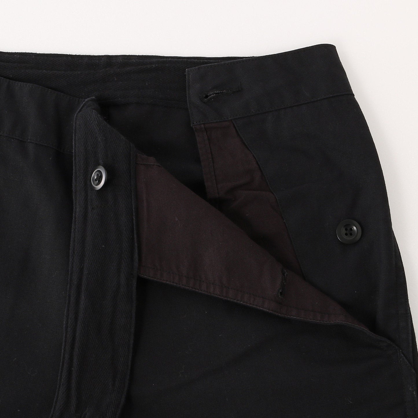 COMPACT BROKEN DRILL TROUSERS