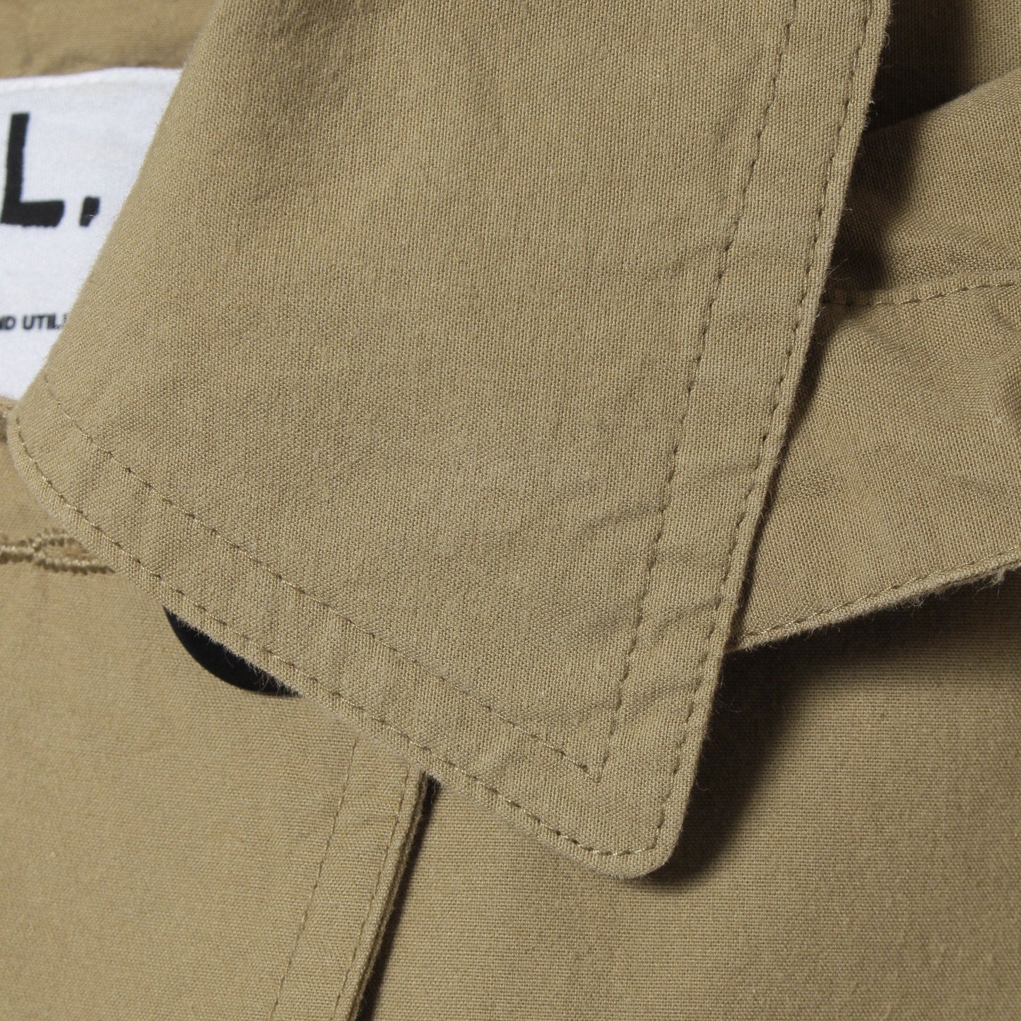 WASHED COTTON POPLIN COAT