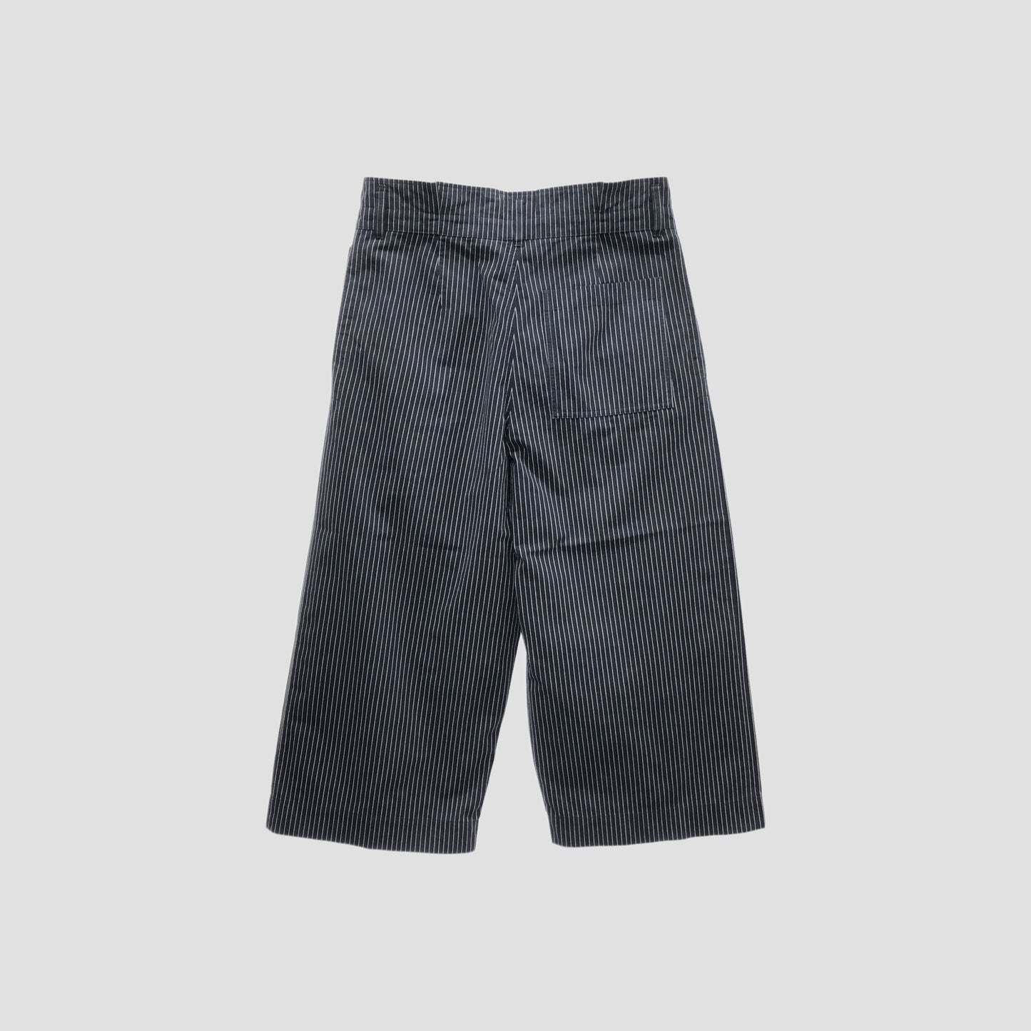 COTTON LINEN STRIPE TROUSERS