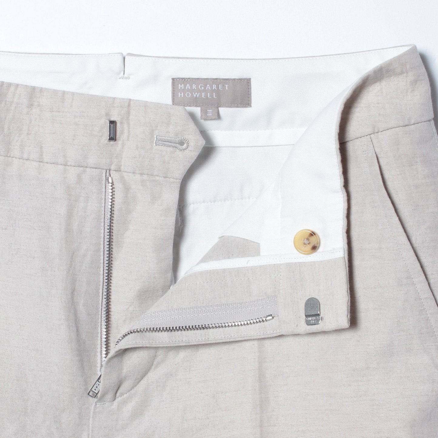 COTTON LINEN TROUSERS