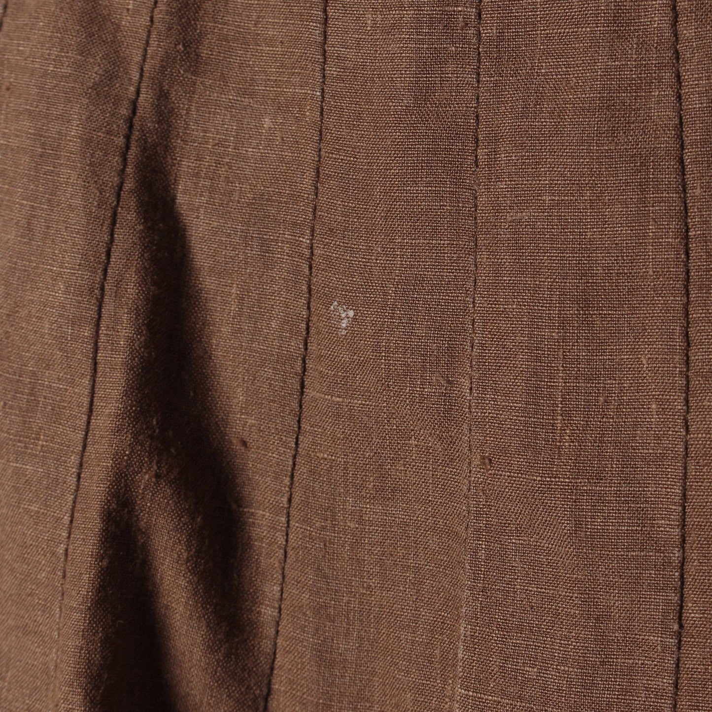 DENSE FINE LINEN POPLIN SKIRT