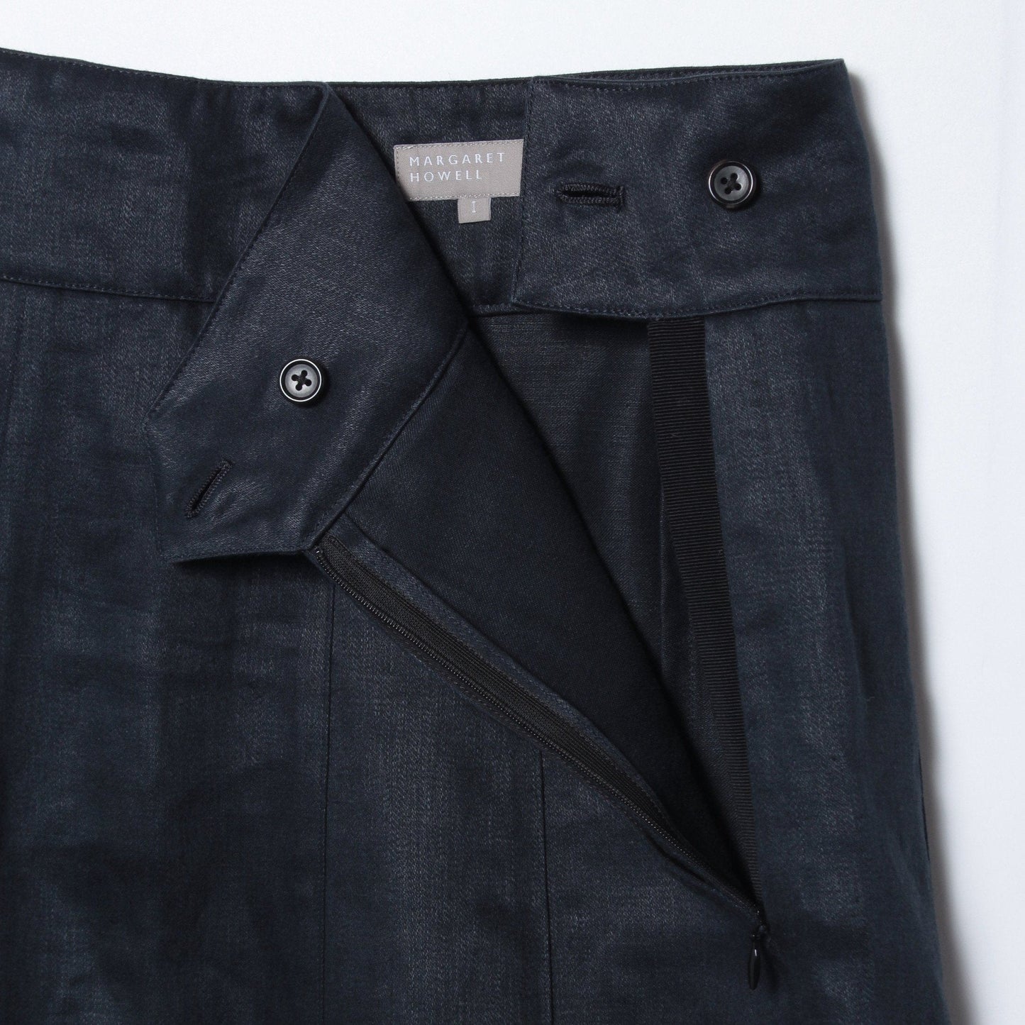SANFORISED LINEN SKIRT