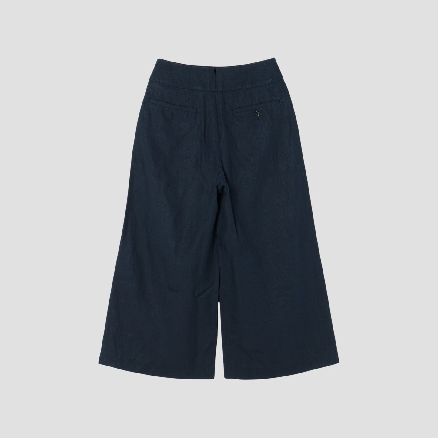 HIGH DENSE LINEN TROUSERS
