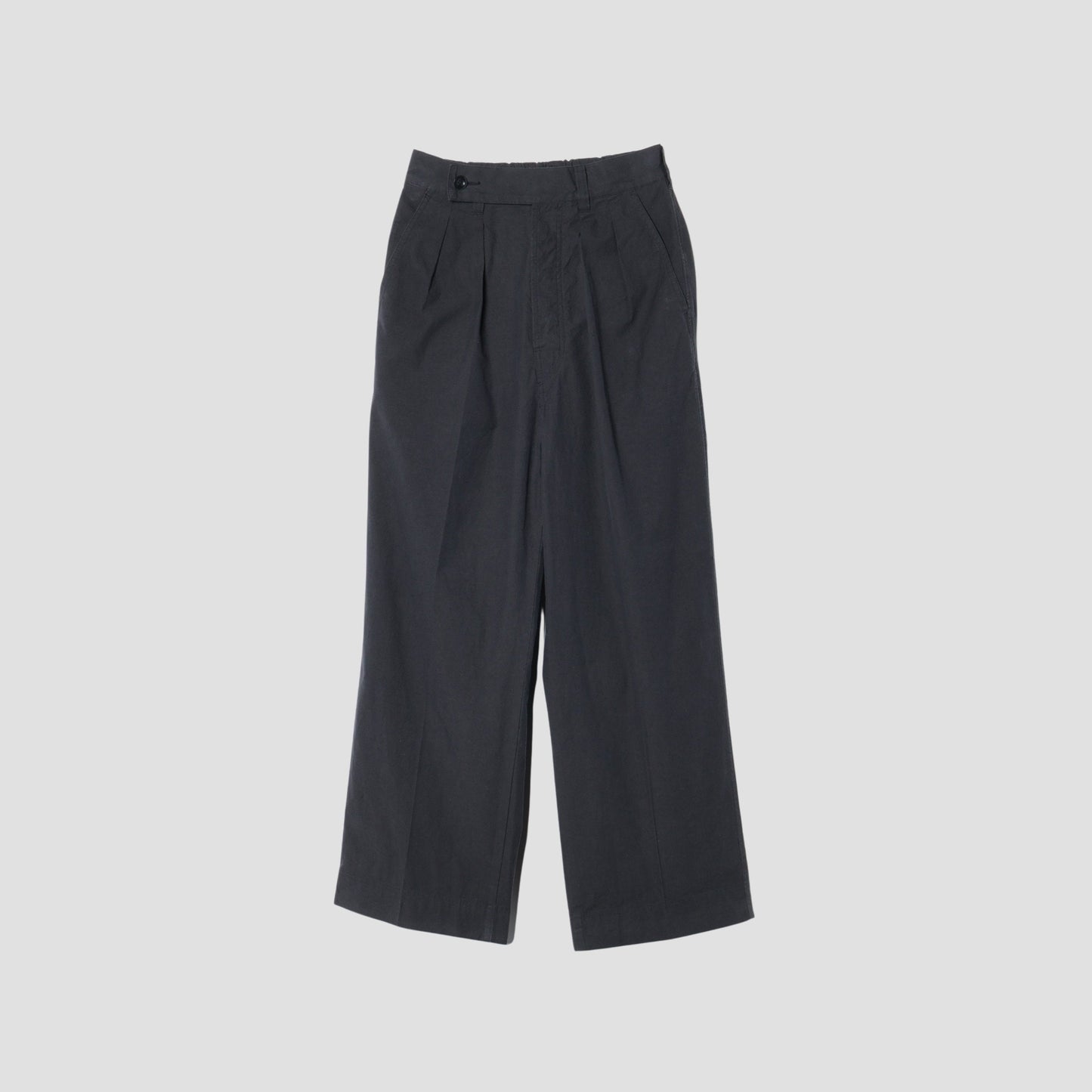OVERDYE MELANGE COTTON LINEN TROUSERS
