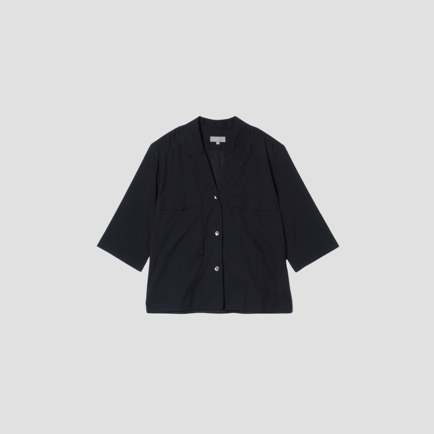 PIECE DYED WASHED COTTON SHIRT