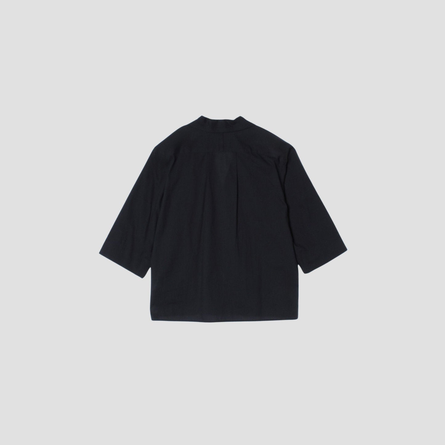 PIECE DYED WASHED COTTON SHIRT