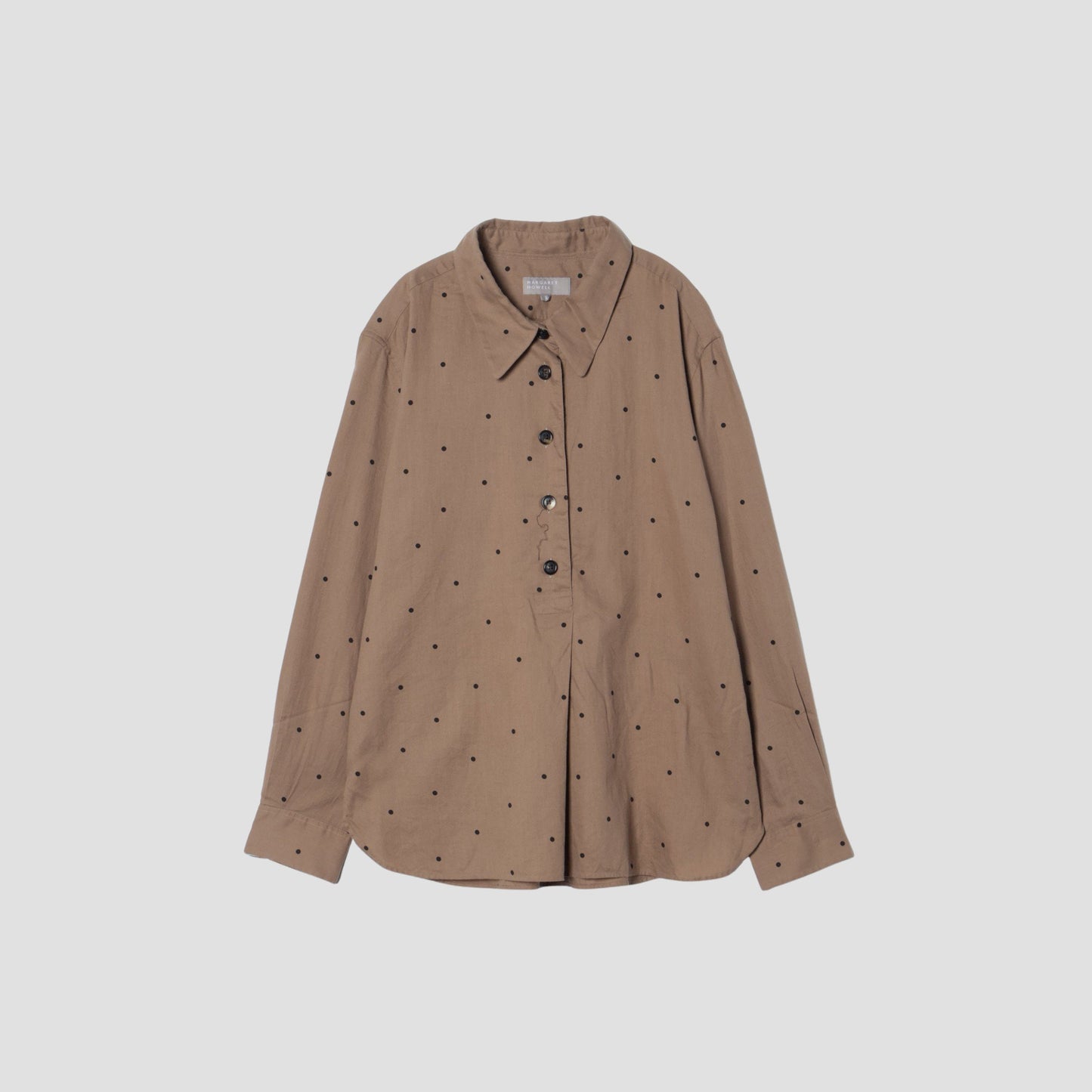 SOFT SPOT PRINT COTTON SHIRT