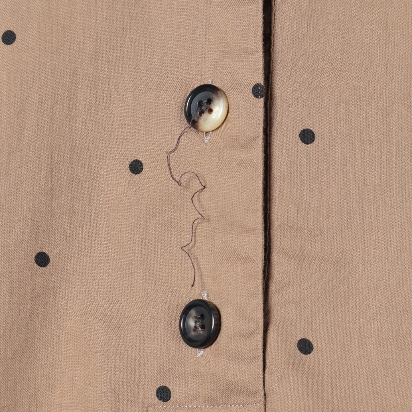 SOFT SPOT PRINT COTTON SHIRT