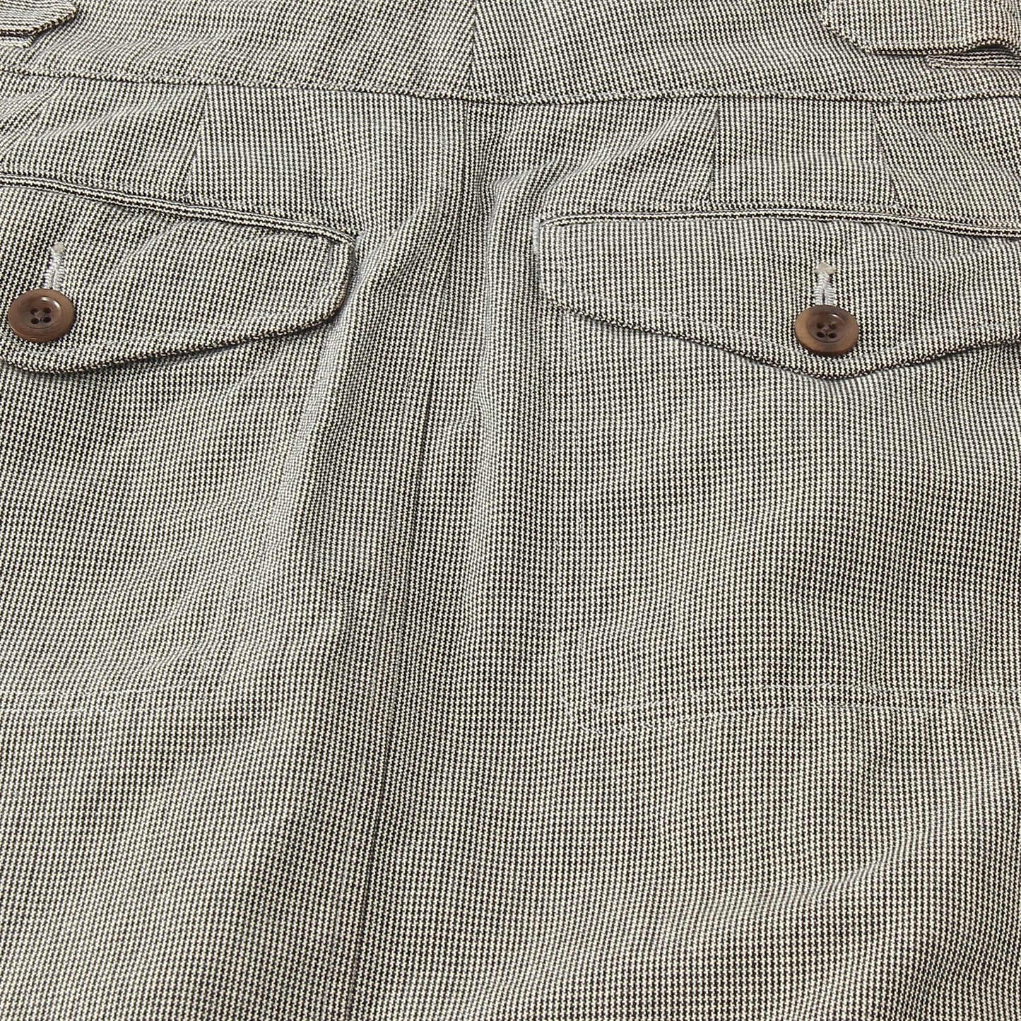 CHEF CHECK COTTON WOOL SKIRT