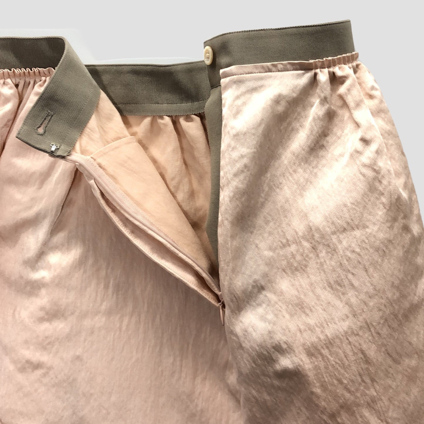CRUSHED VISCOSE COTTON SKIRT