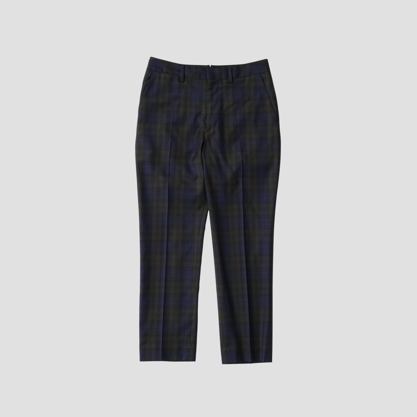 WOOL BLACKWATCH TROUSERS