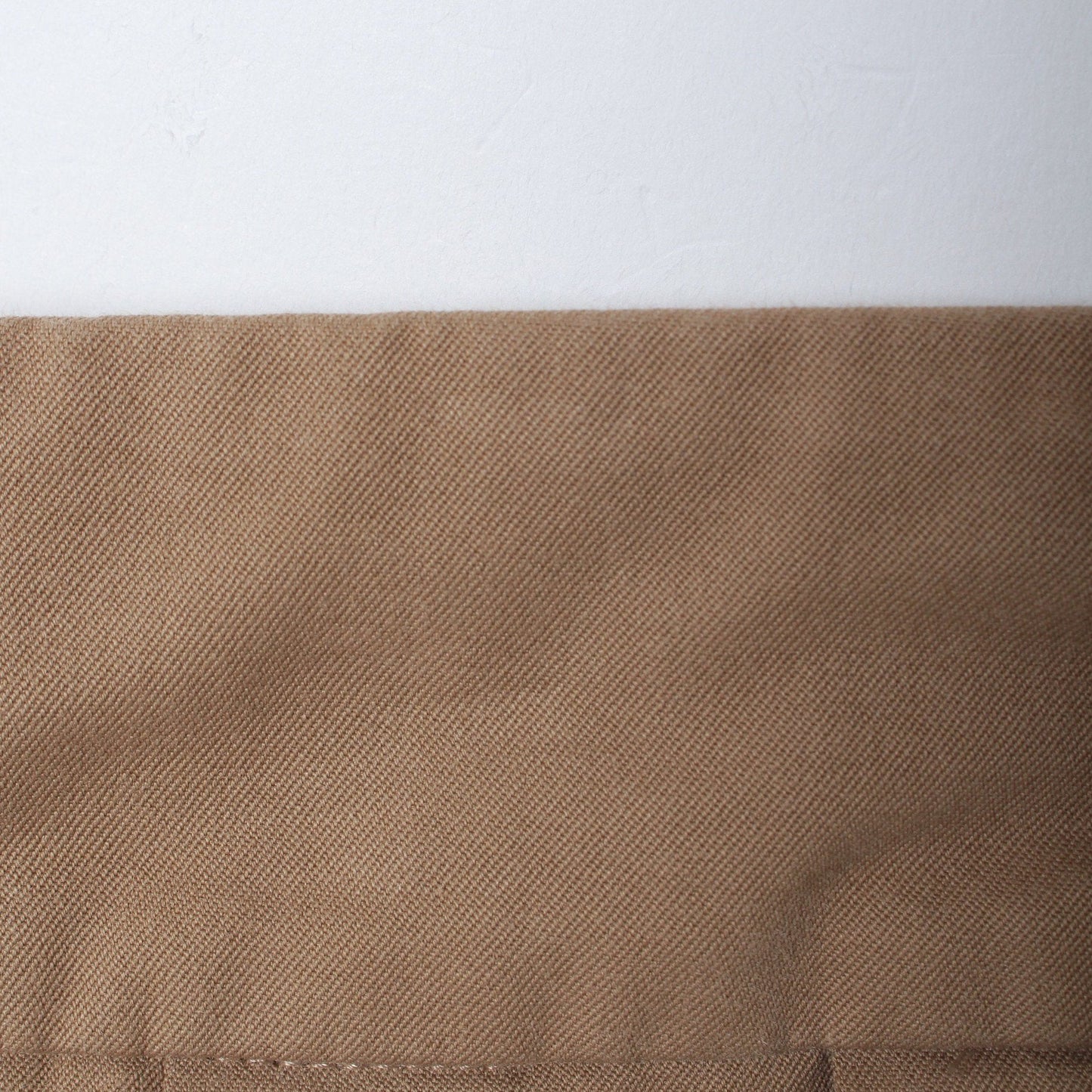 WORN COTTON GABARDINE TROUSERS