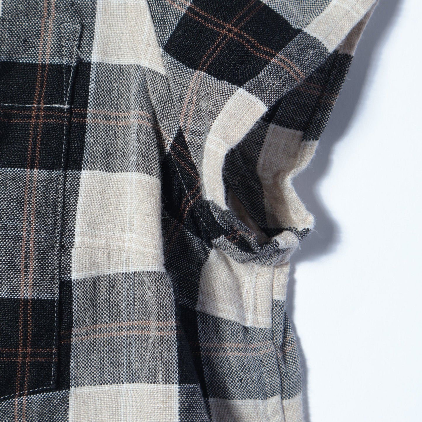 LINEN TARTAN SHIRT