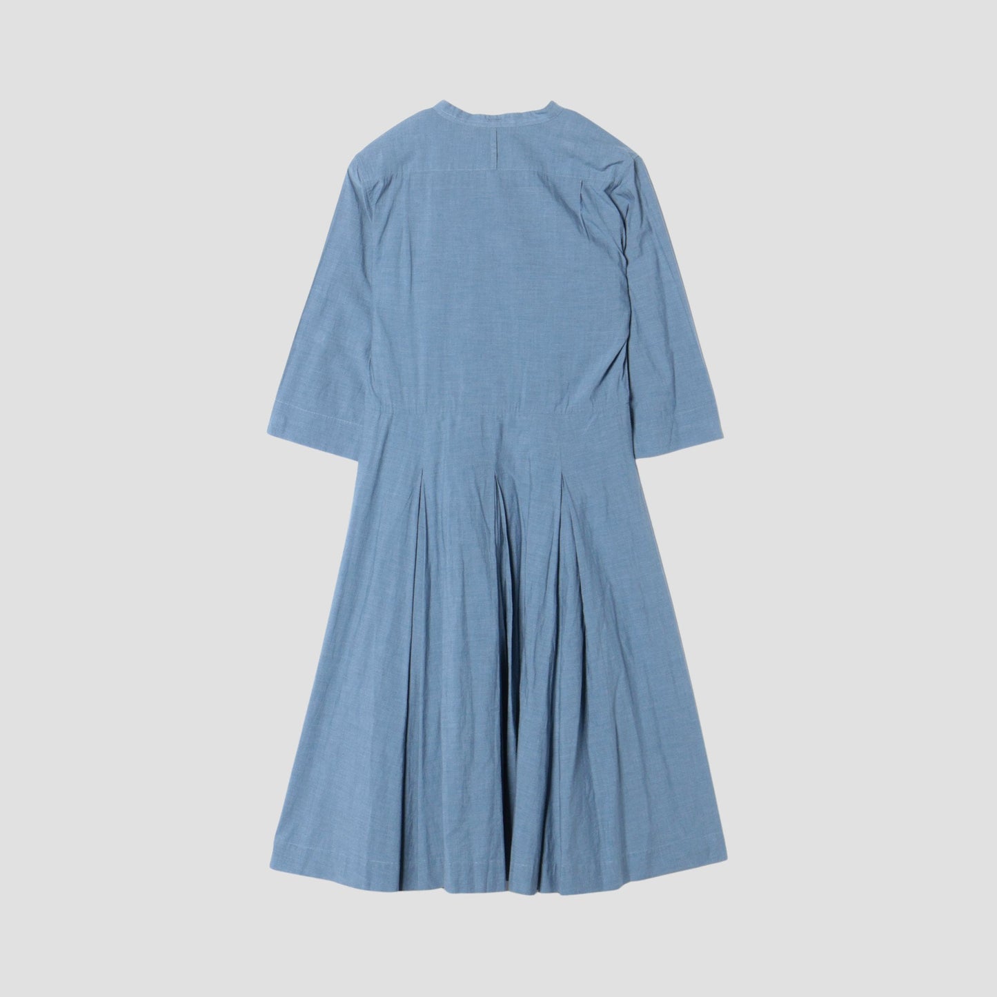 FINE COTTON CHAMBRAY DRESS
