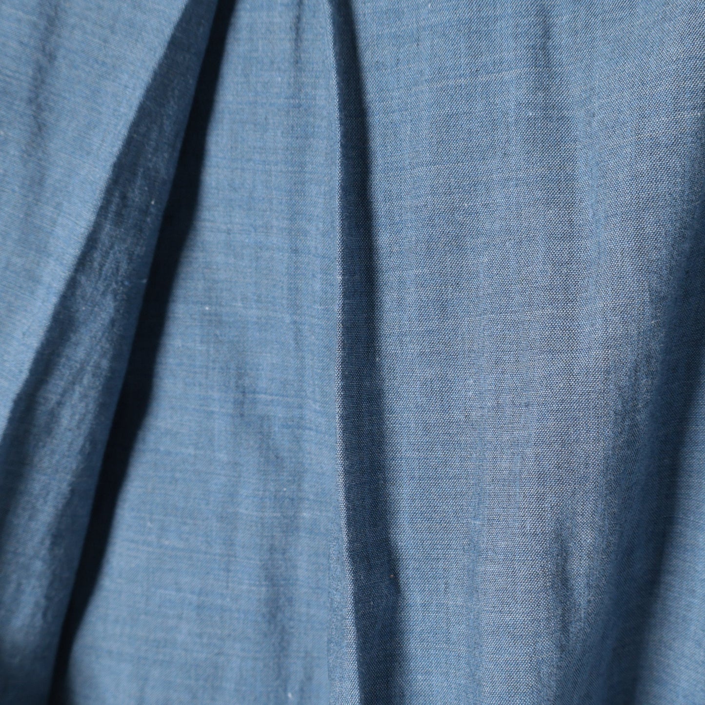 FINE COTTON CHAMBRAY DRESS
