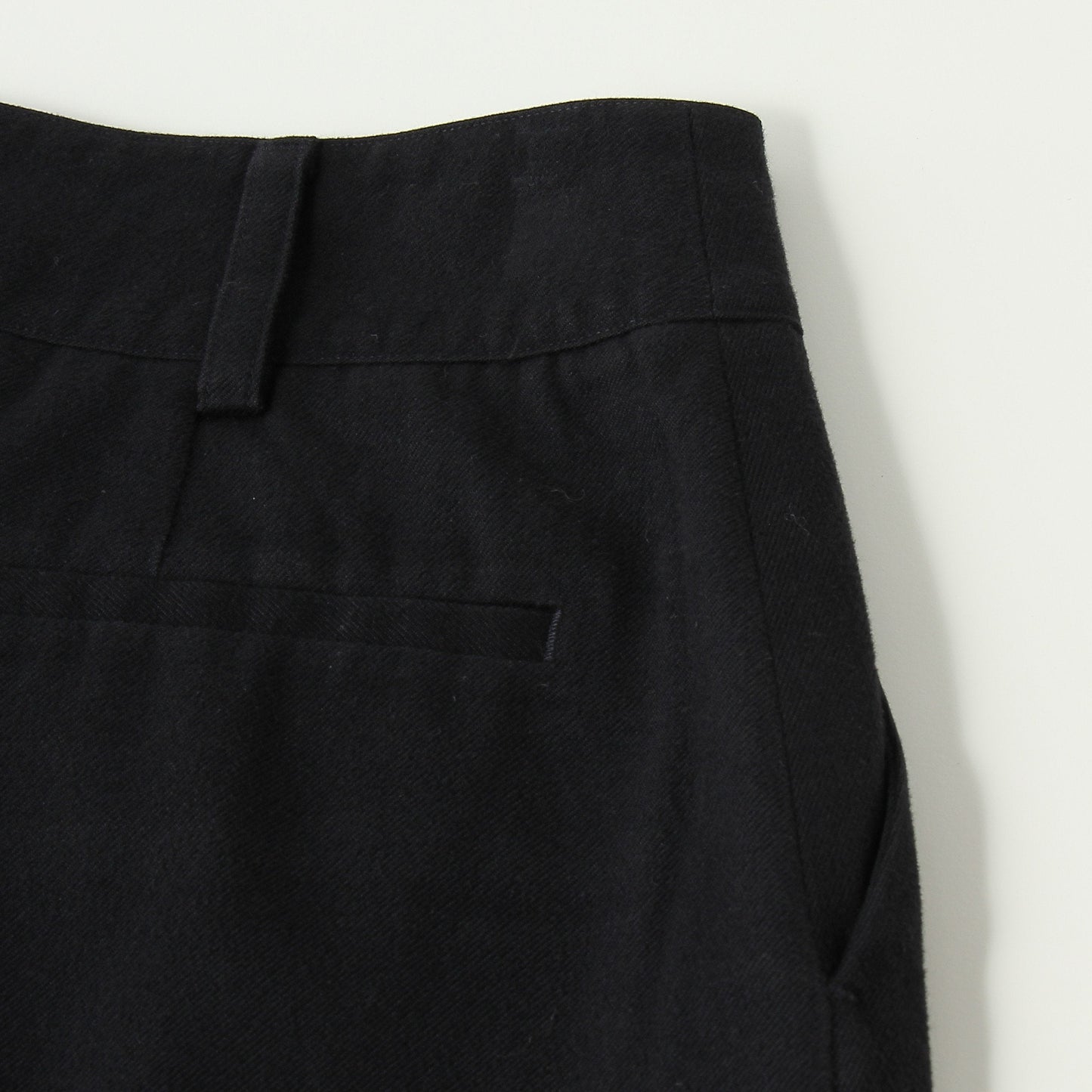 BRUSHED COTTON WOOL SKIRT