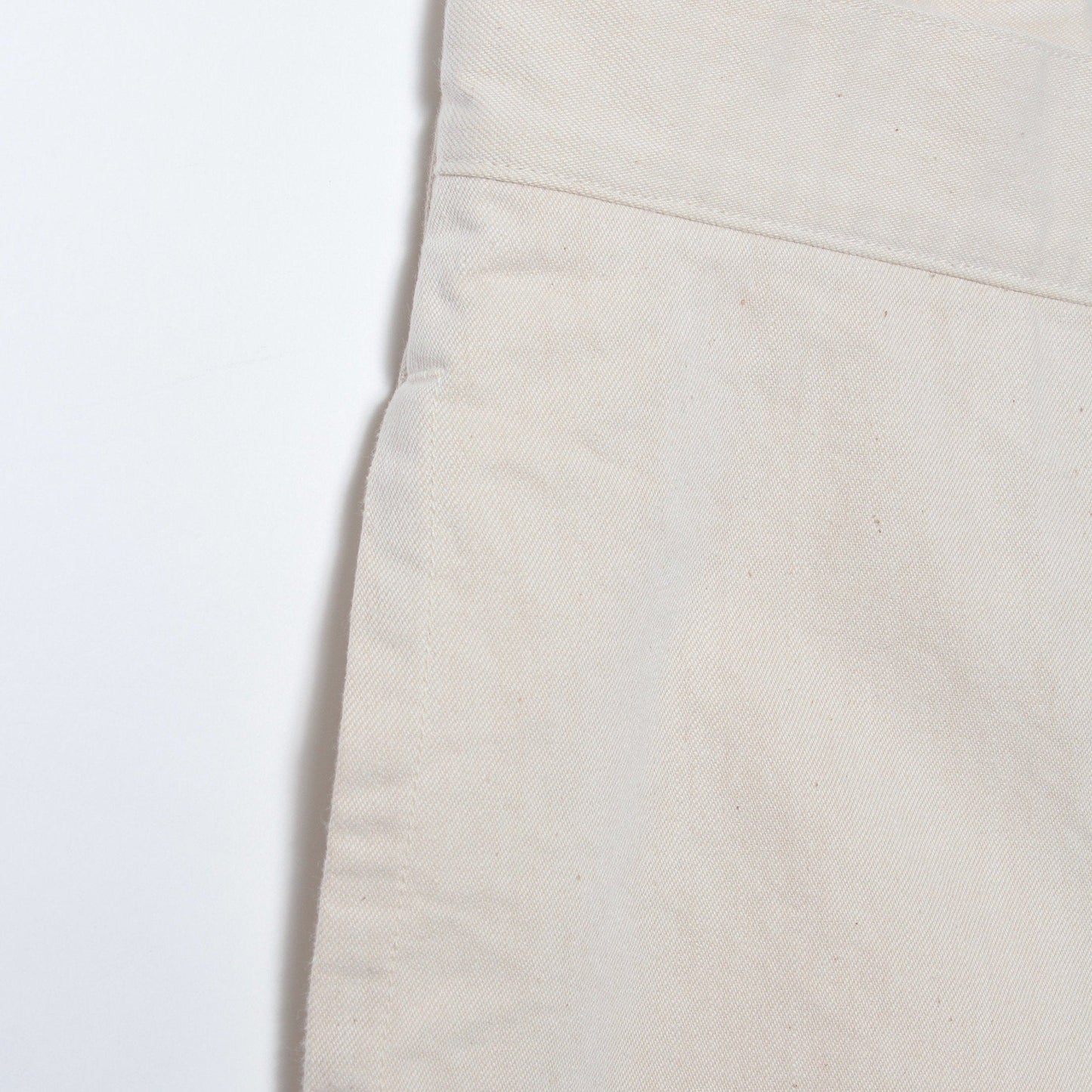 NATURAL DENIM TROUSERS
