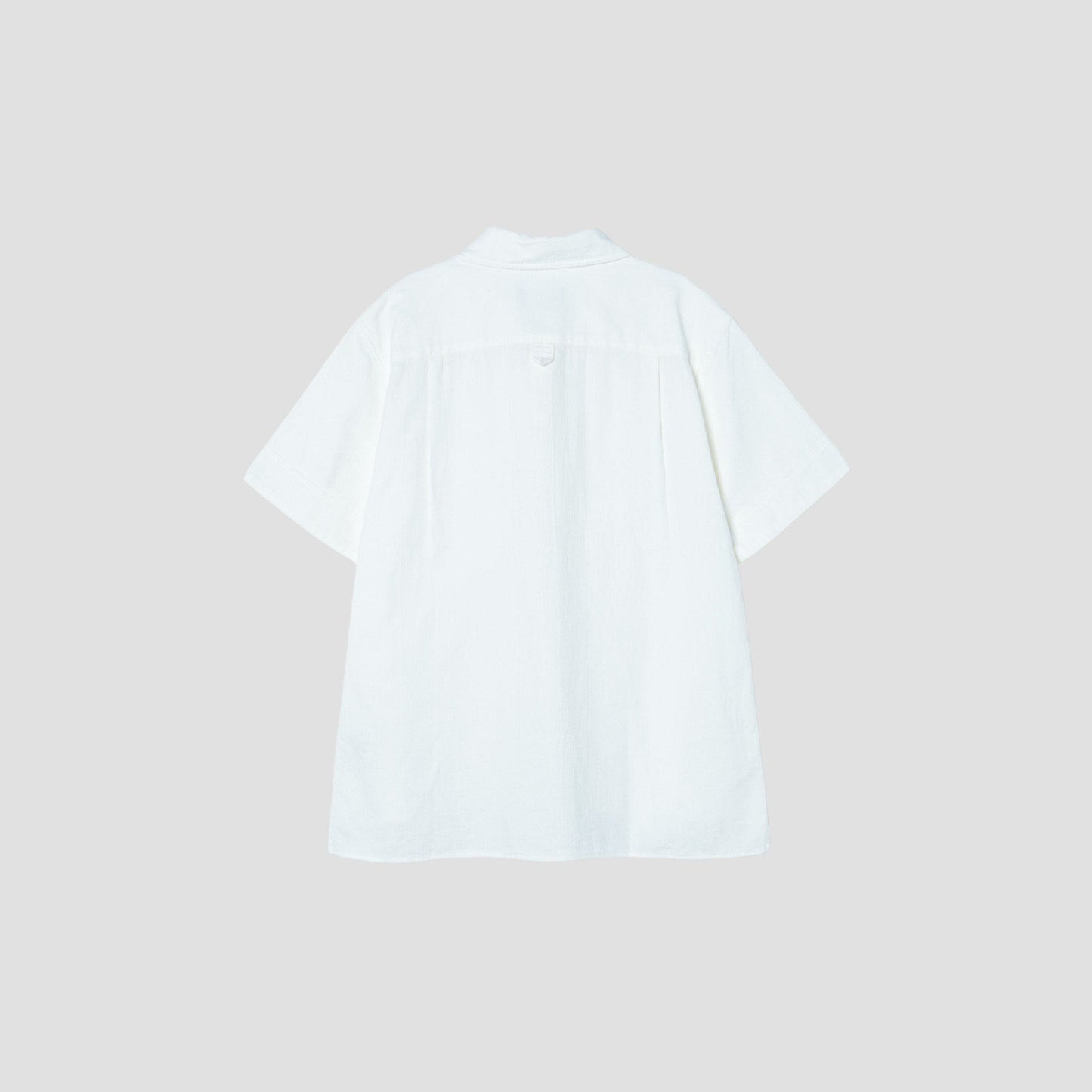 TEXTURED COTTON BLEND SHIRT