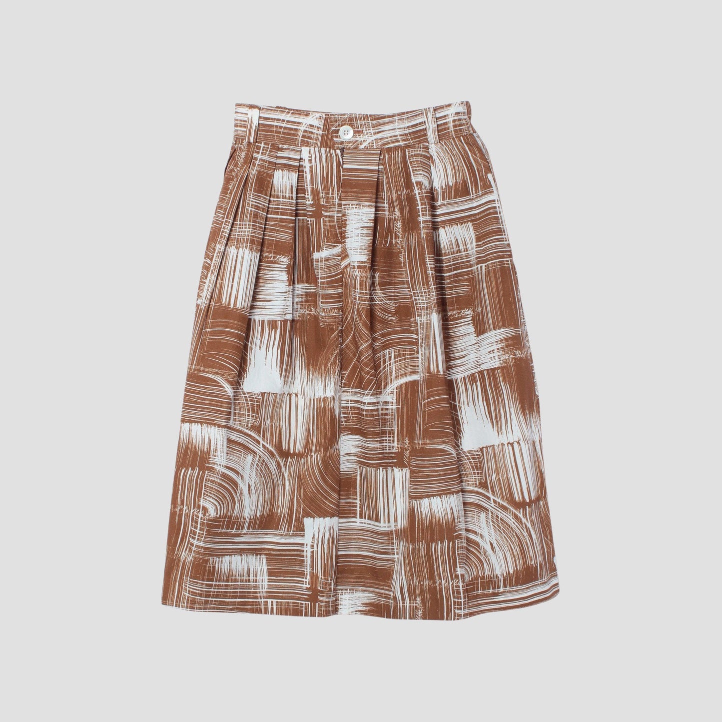 PAINT PRINT COTTON SKIRT