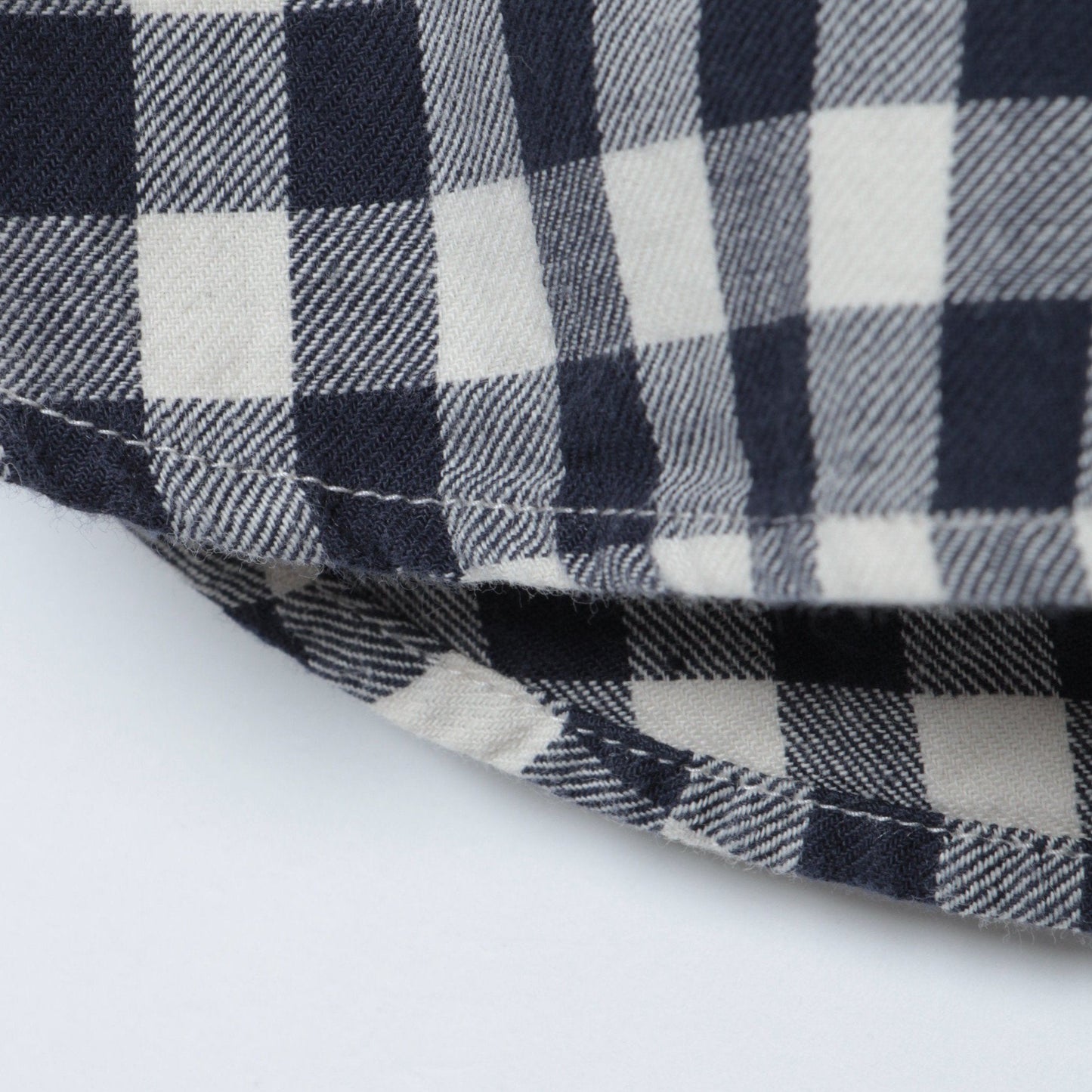 CHECK WORN COTTON SHIRT