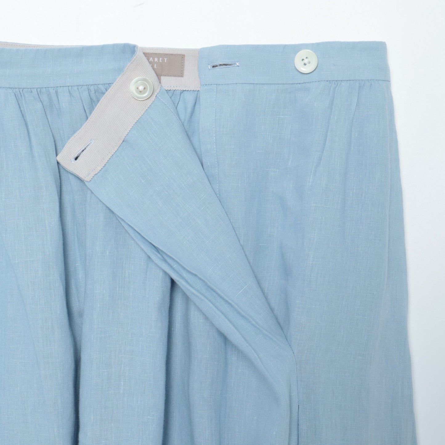 SHIRTING LINEN SKIRT