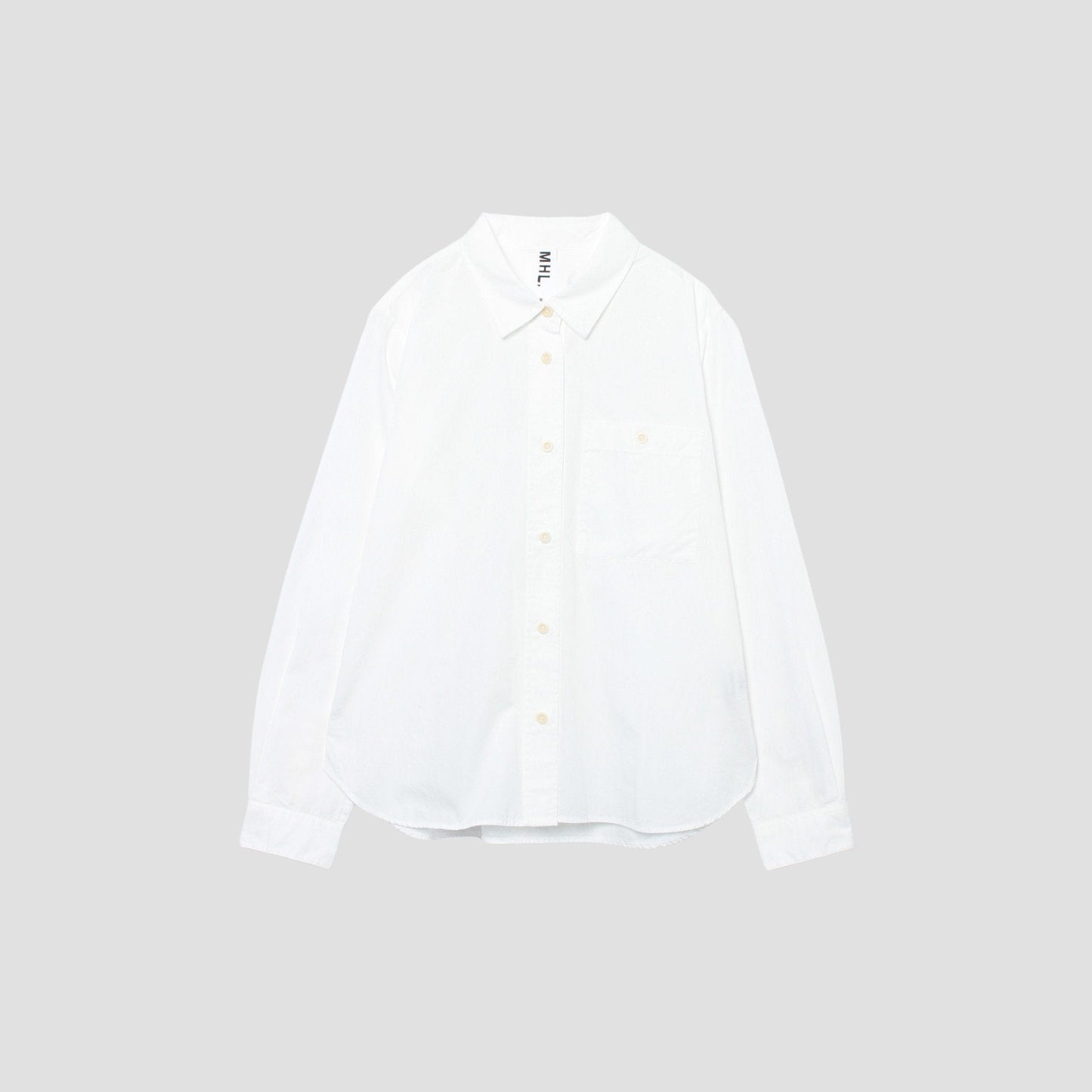 GARMENT DYE BASIC POPLIN SHIRT