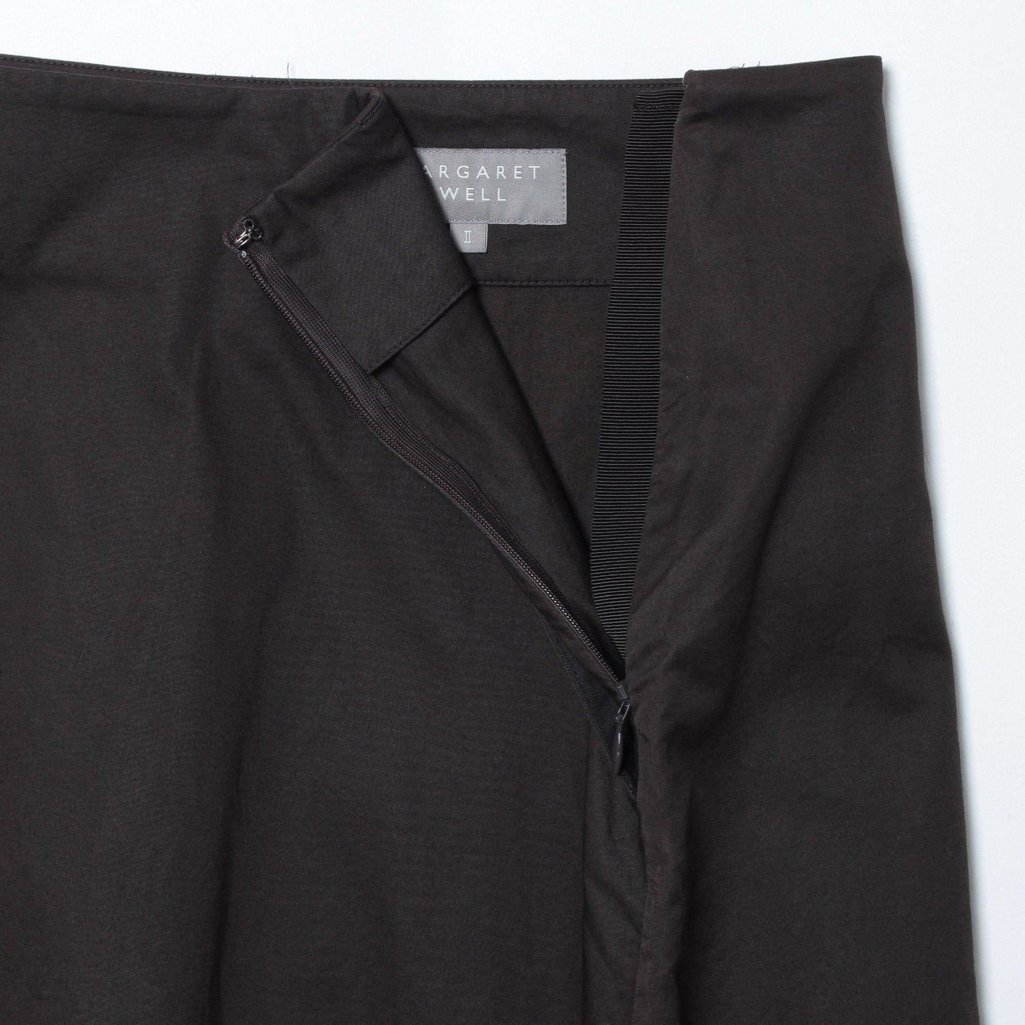 COTTON SATEEN SKIRT