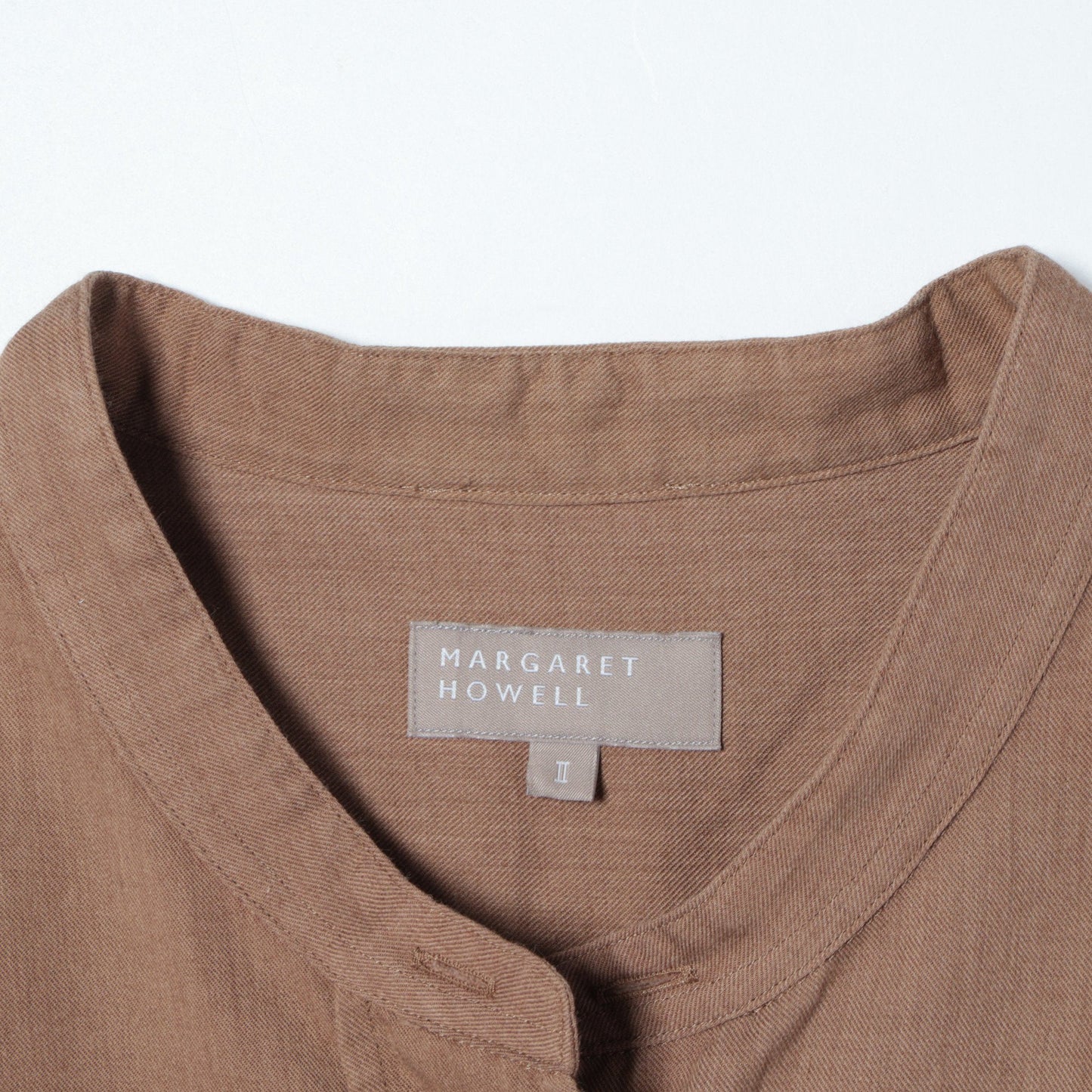 WOOL COTTON TWILL SHIRT