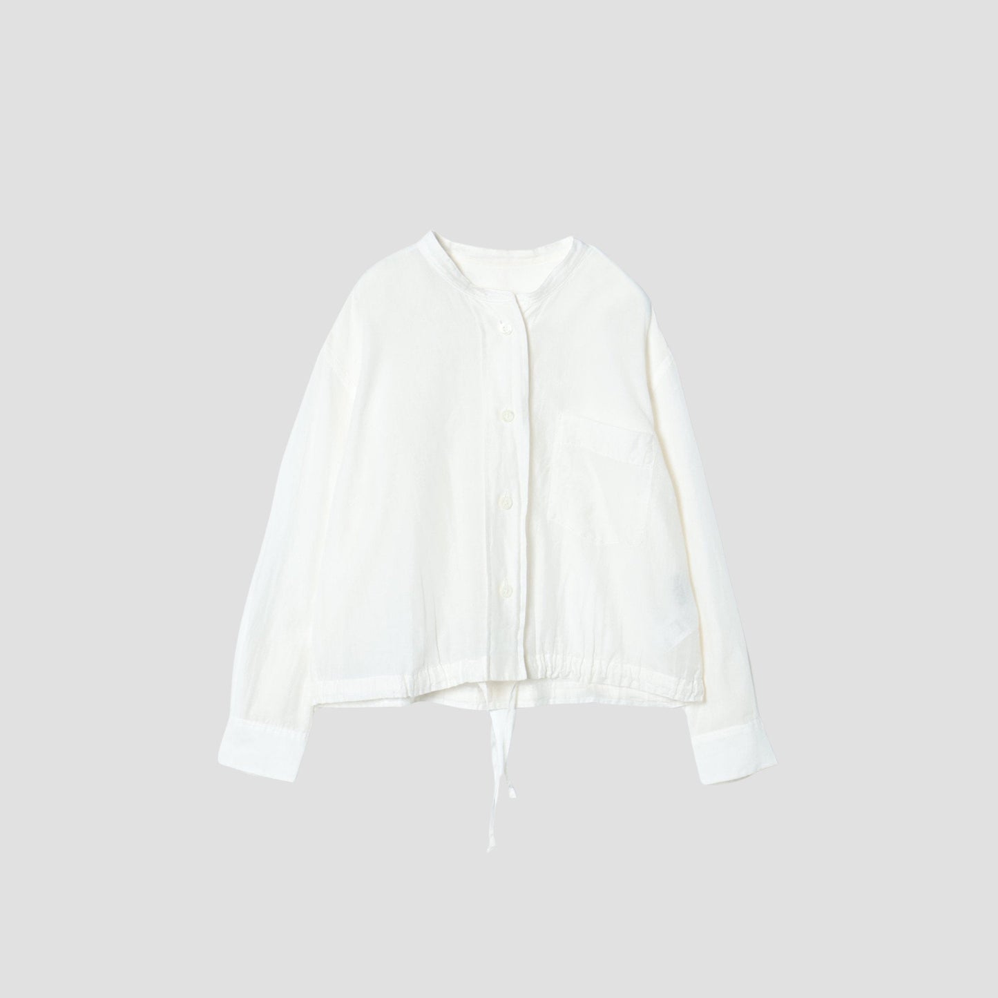 SHEER COTTON SILK SHIRT