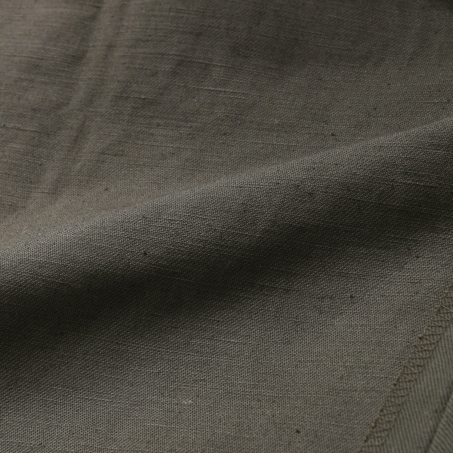 BRUSHED COTTON LINEN TROUSERS