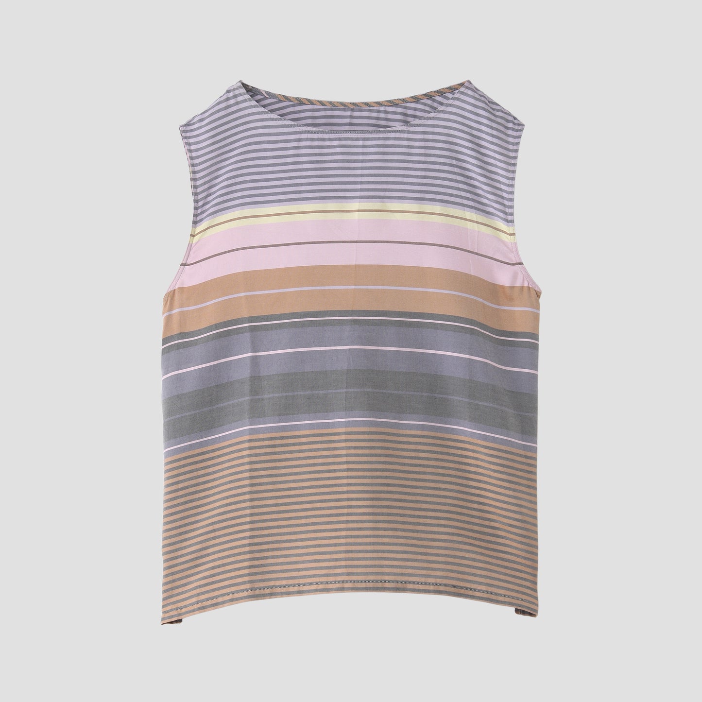 SILK COTTON DECKCHAIR STRIPE SHIRT