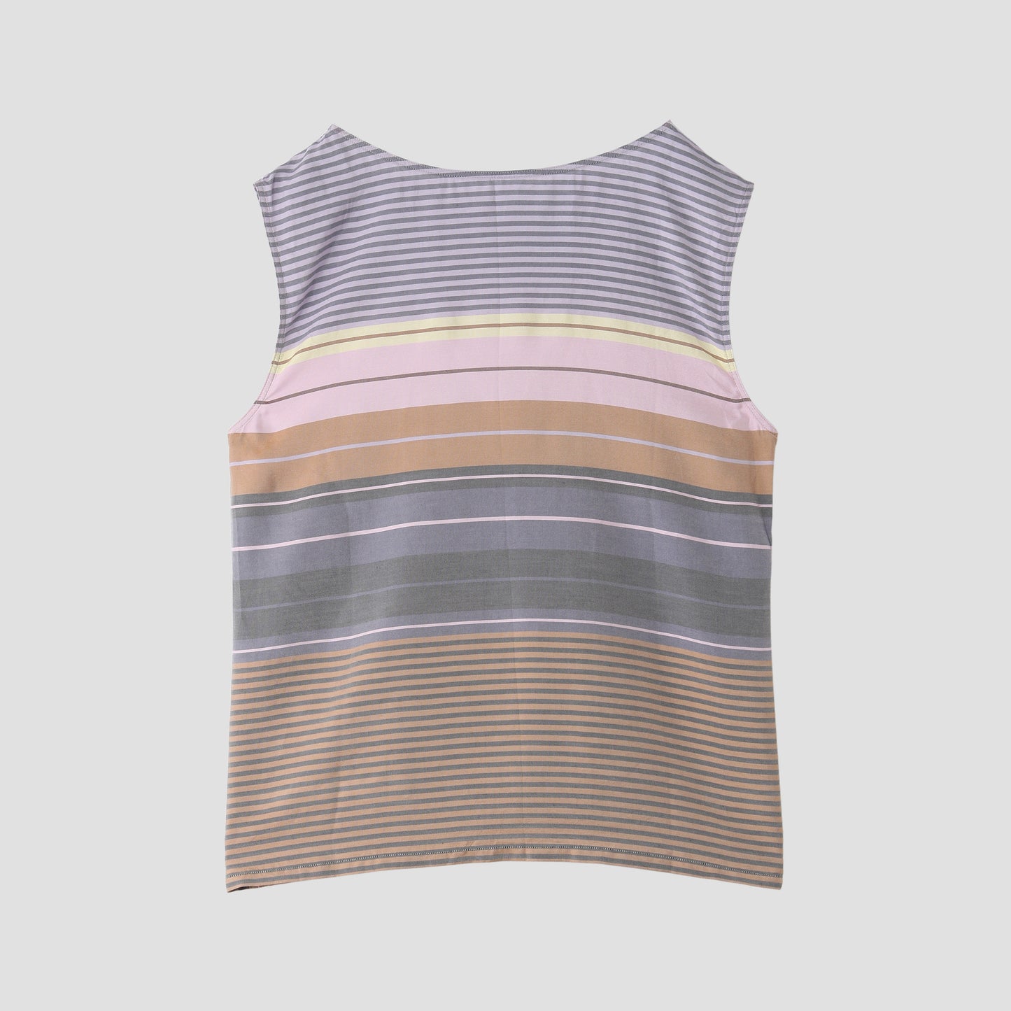 SILK COTTON DECKCHAIR STRIPE SHIRT