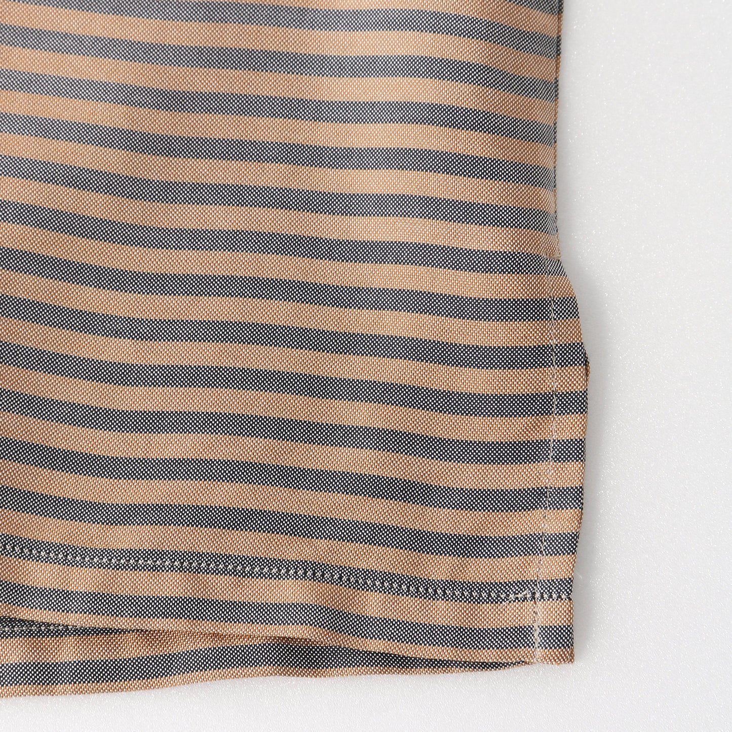 SILK COTTON DECKCHAIR STRIPE SHIRT