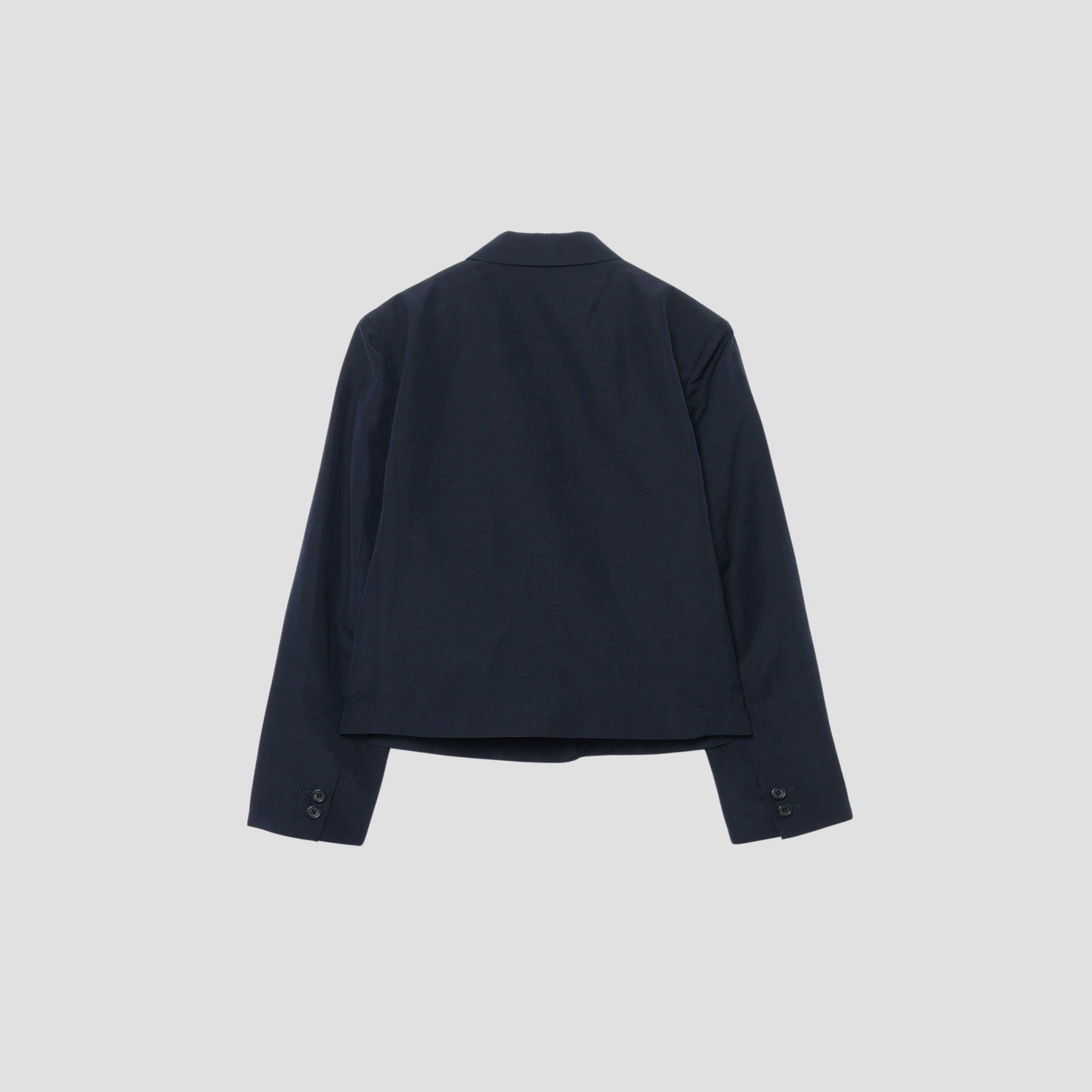 WOOL LINEN POPLIN JACKET
