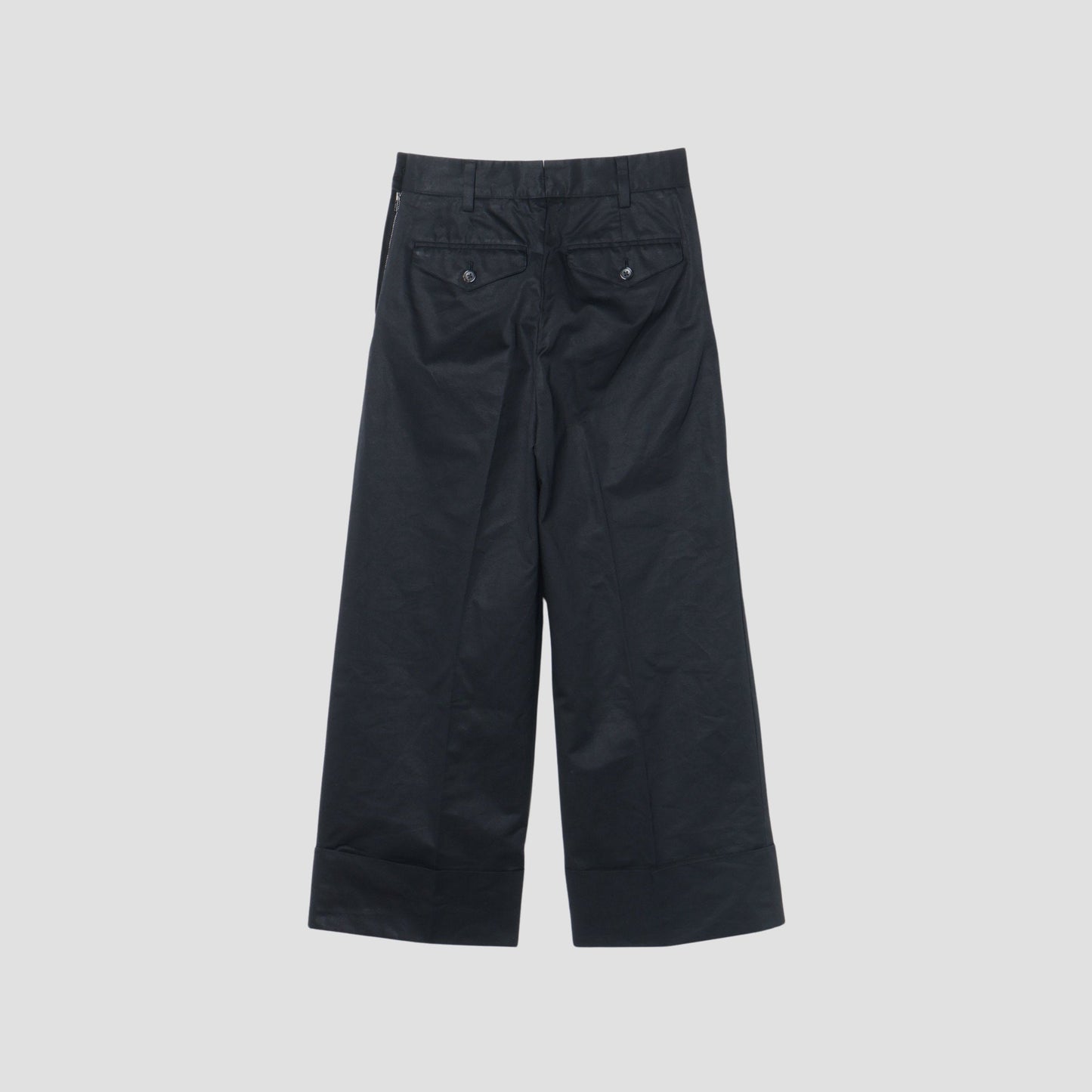 LIGHT COTTON LINEN TWILL TROUSERS