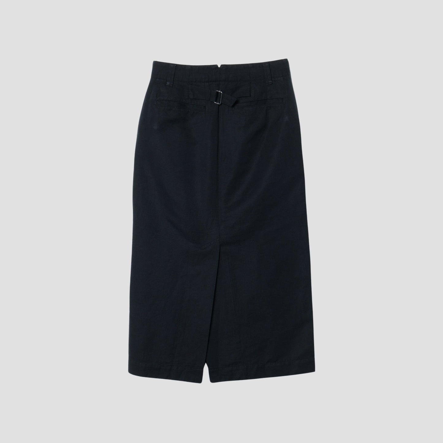 COTTON LINEN TWILL SKIRT