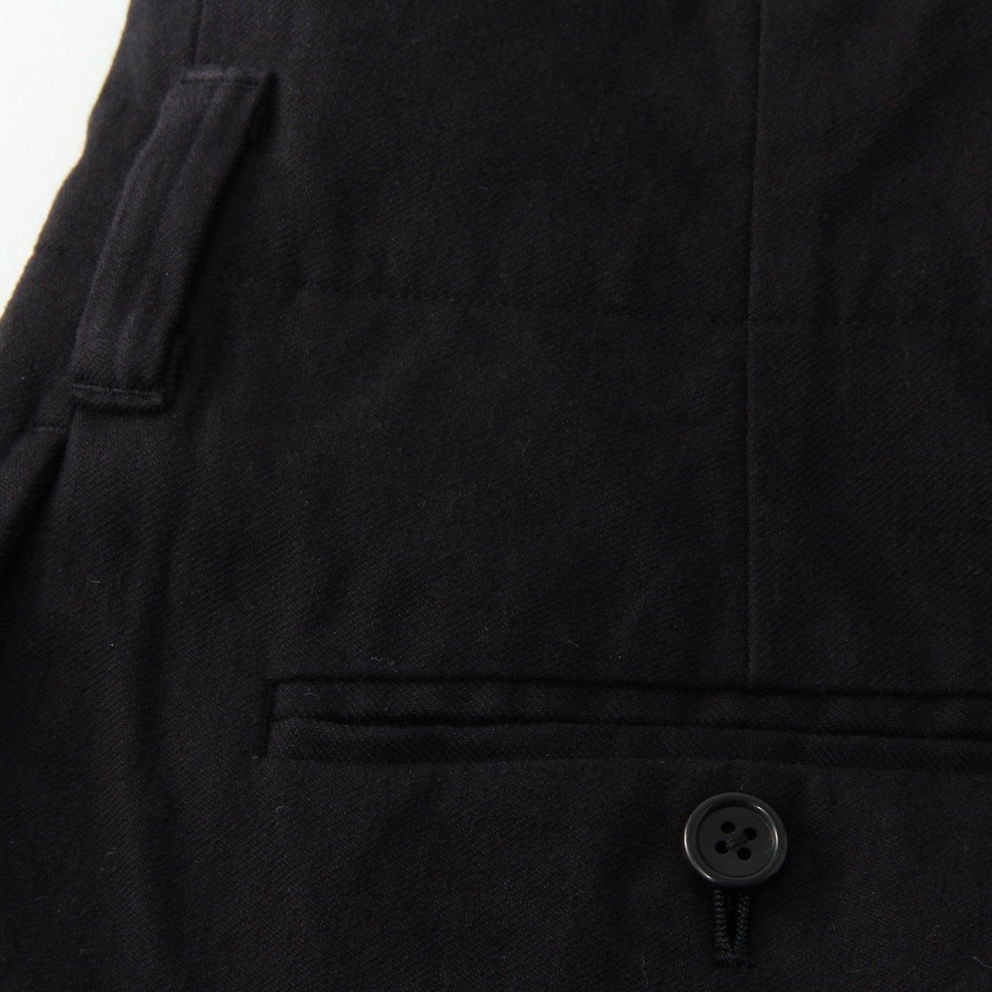 WASHED COTTON TWILL TROUSERS