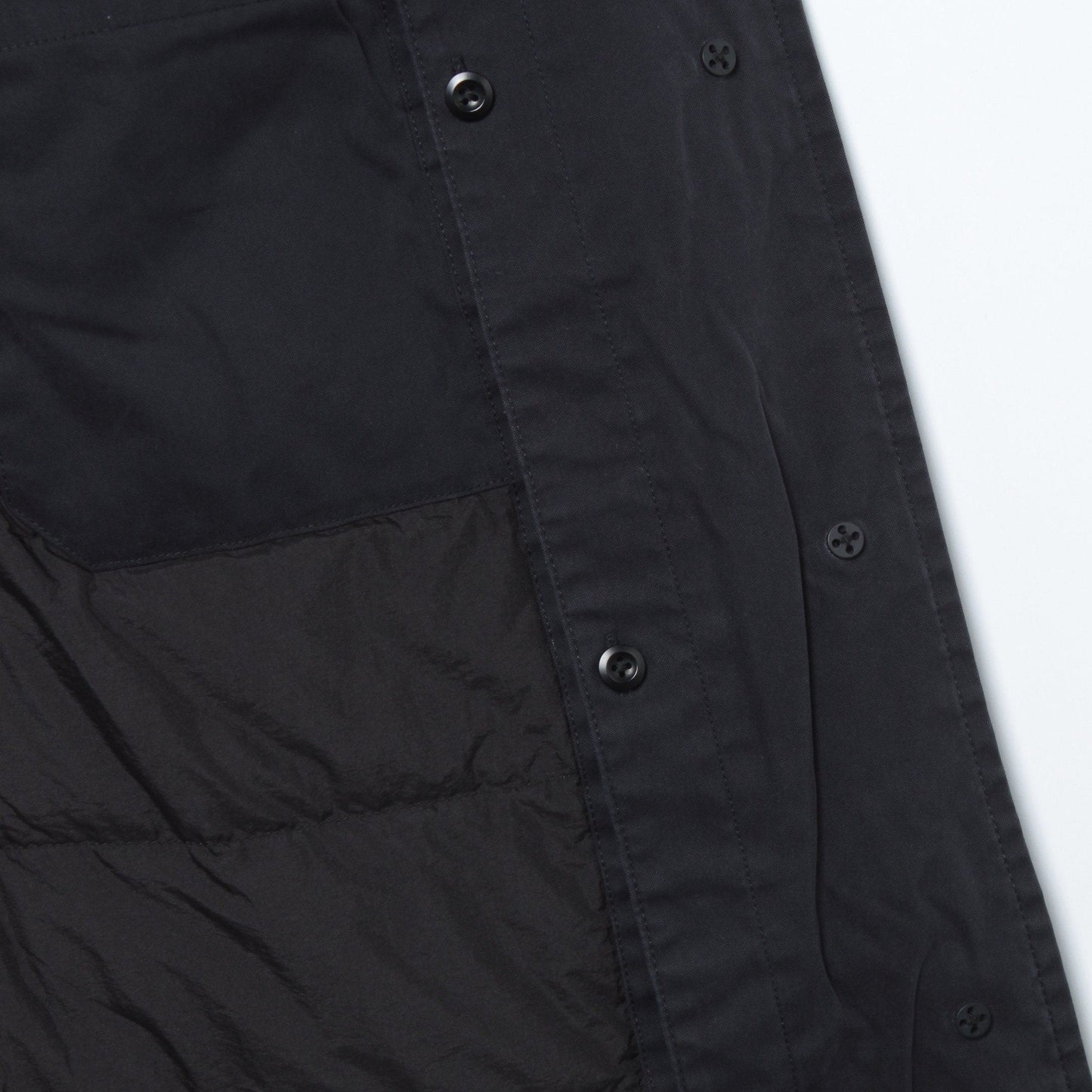 COTTON NYLON CANVAS COAT