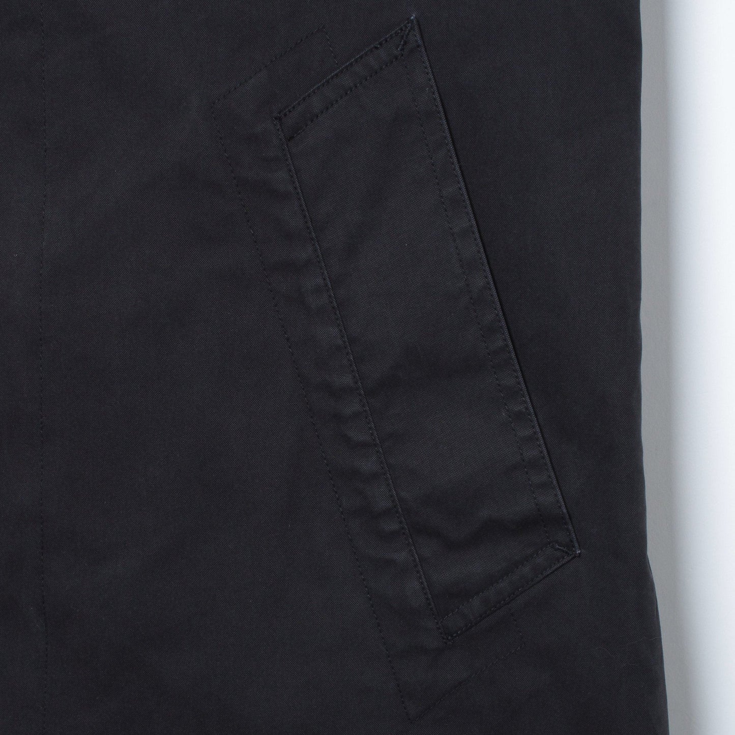 COTTON NYLON CANVAS COAT