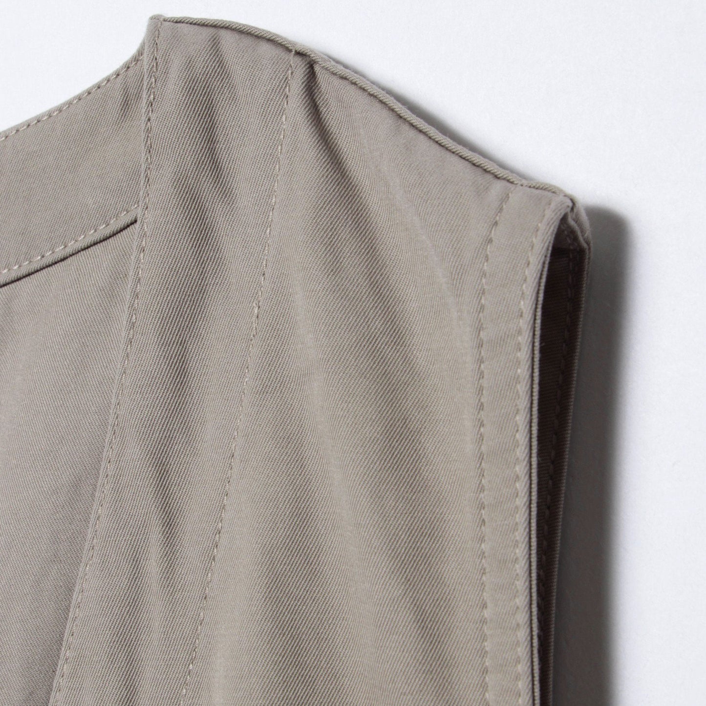HIGH TWIST COTTON TWILL DRESS