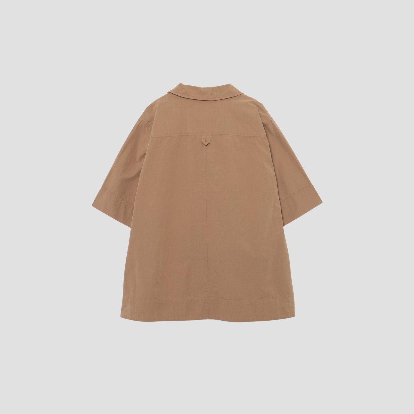 SANDED COTTON LINEN SHIRT