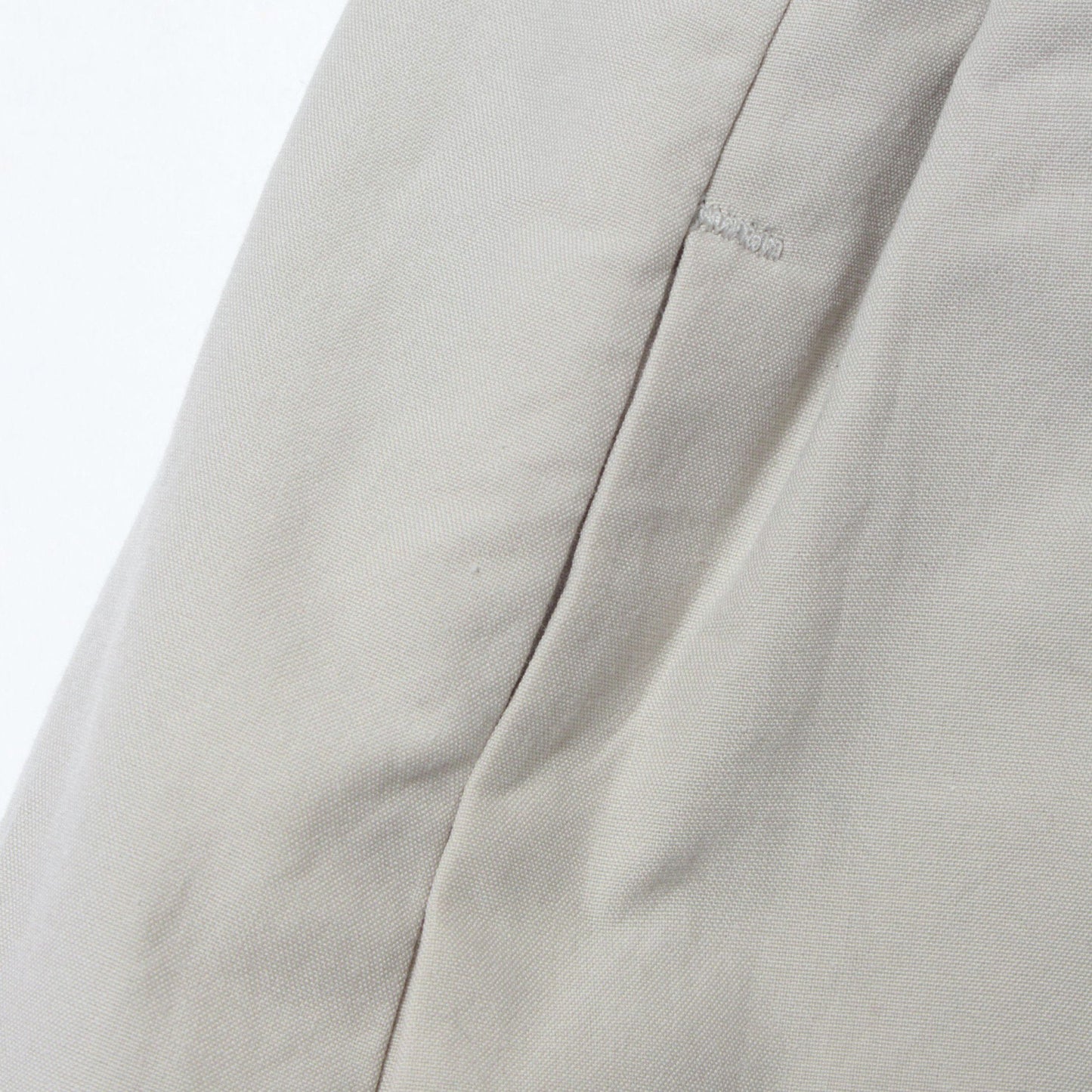 WASHED COTTON POPLIN TROUSERS