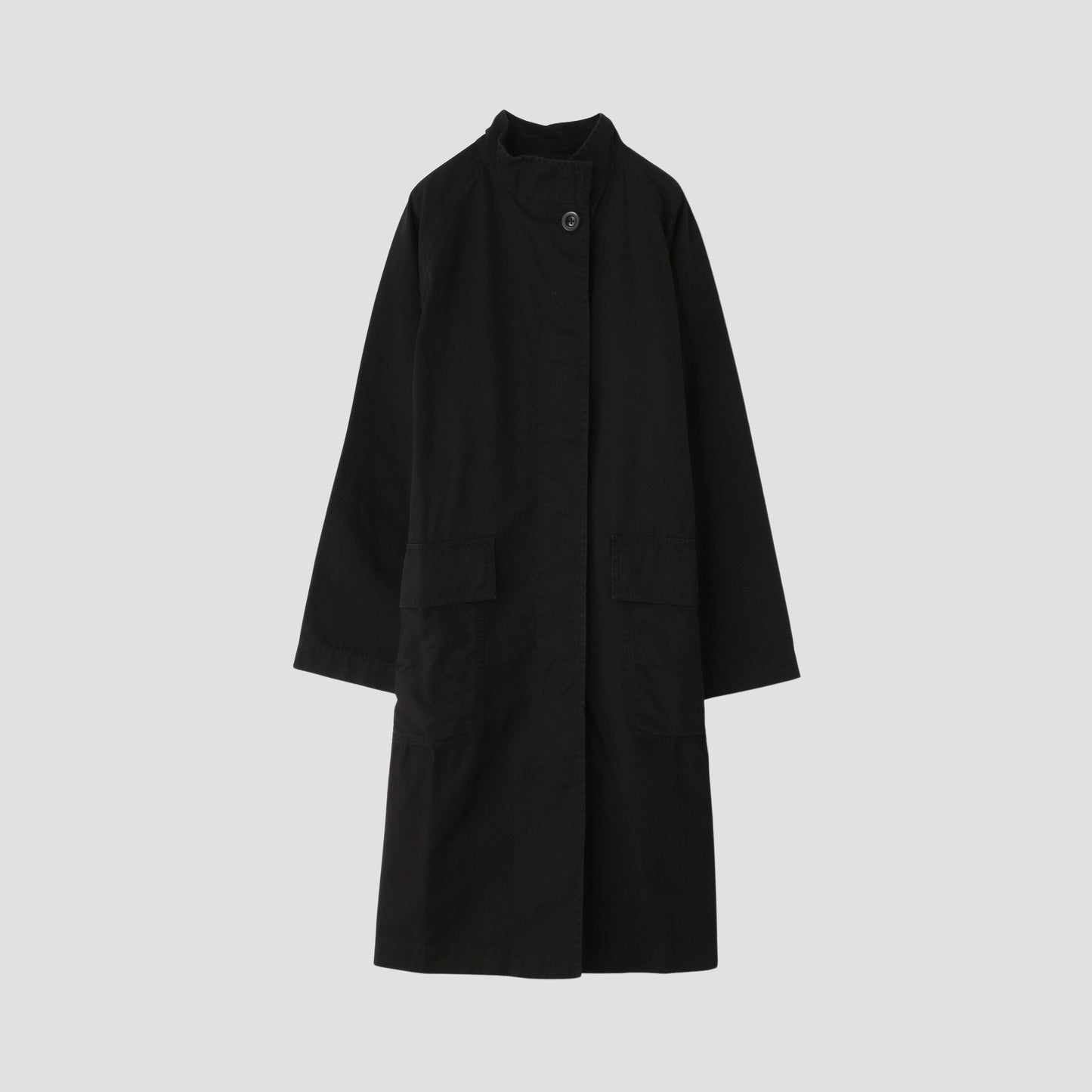 WASHED WAXED COTTON COAT